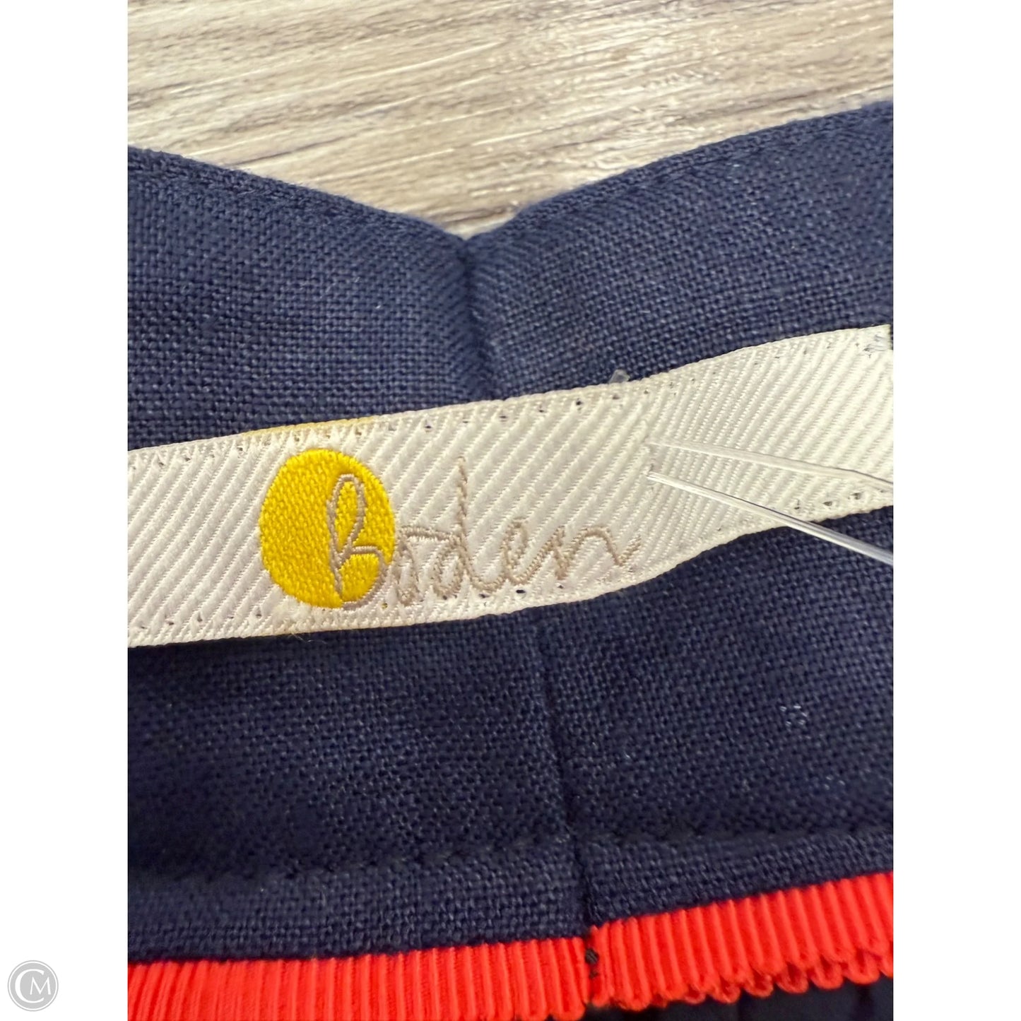 Skirt Mini & Short By Boden In Blue & White, Size: 8