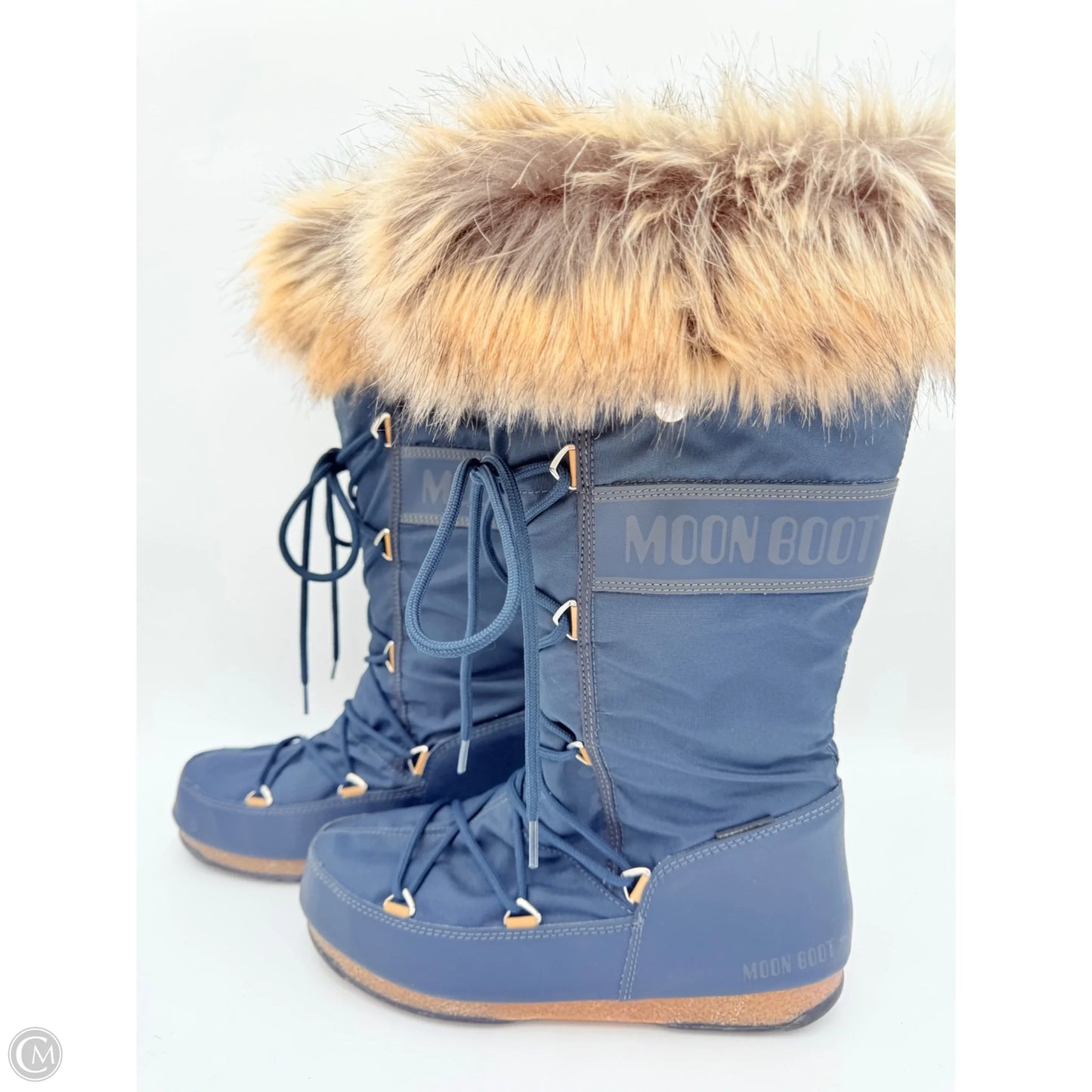 Boots Designer By MoonBoots In Navy, Size: 10