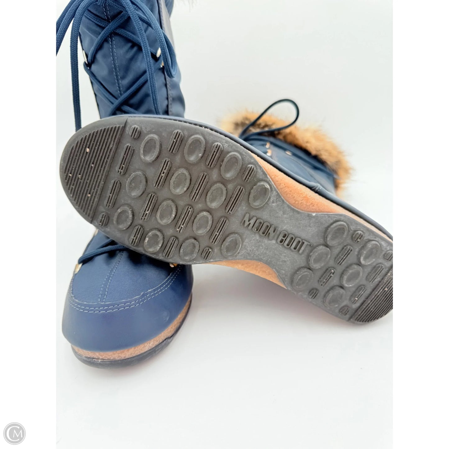 Boots Designer By MoonBoots In Navy, Size: 10