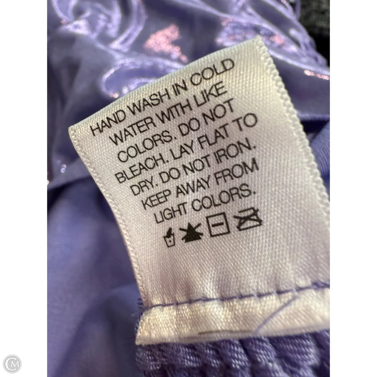 Dress Party Long By Norma Kamali In Purple, Size: L