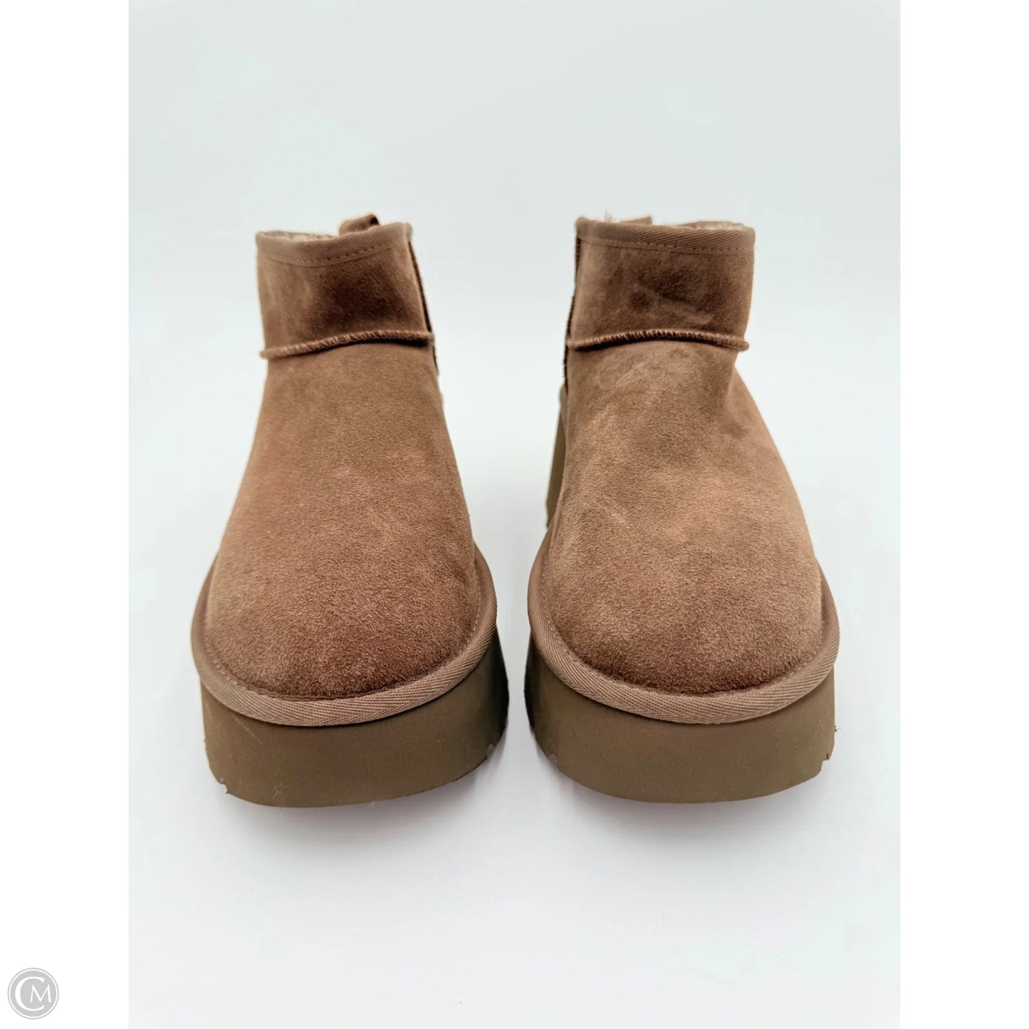 Boots Designer By Ugg In Taupe, Size: 9