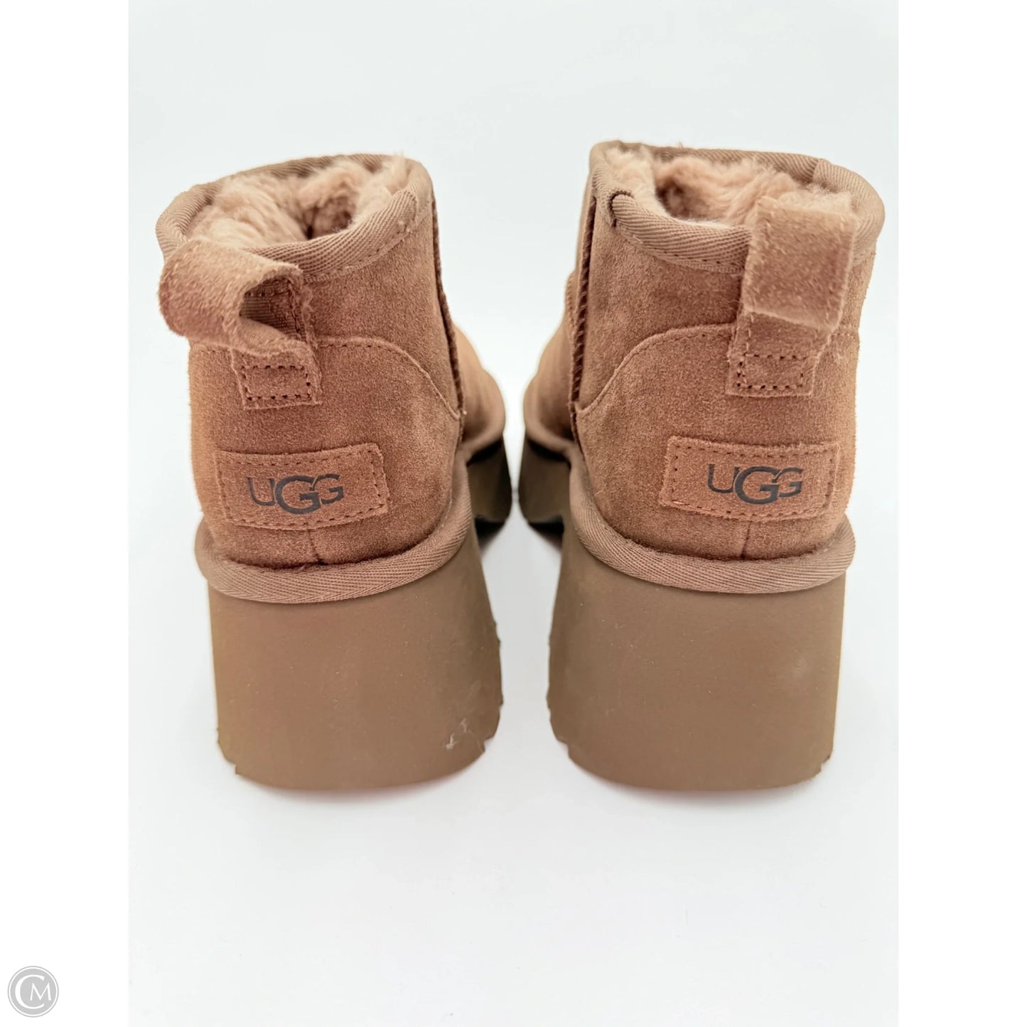 Boots Designer By Ugg In Taupe, Size: 9