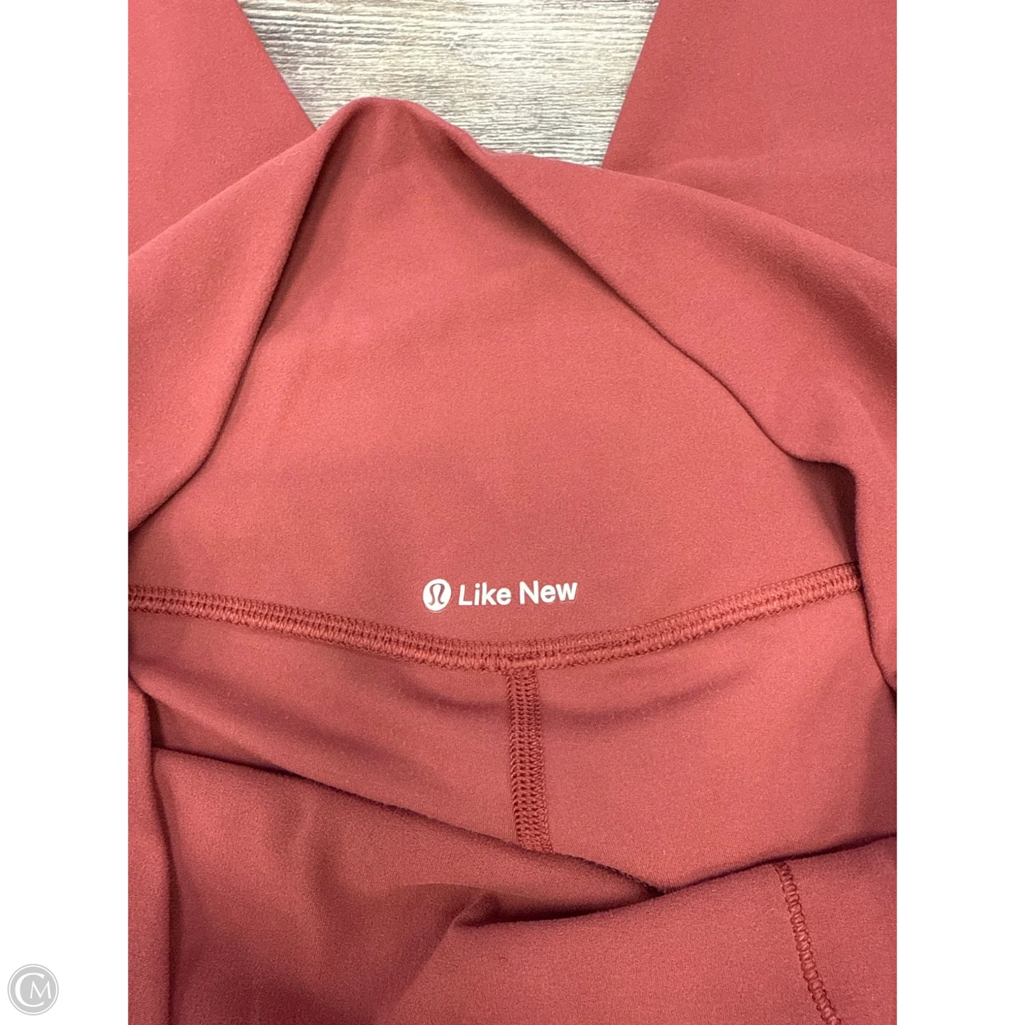 Athletic Leggings Capris By Lululemon In Red, Size: 12
