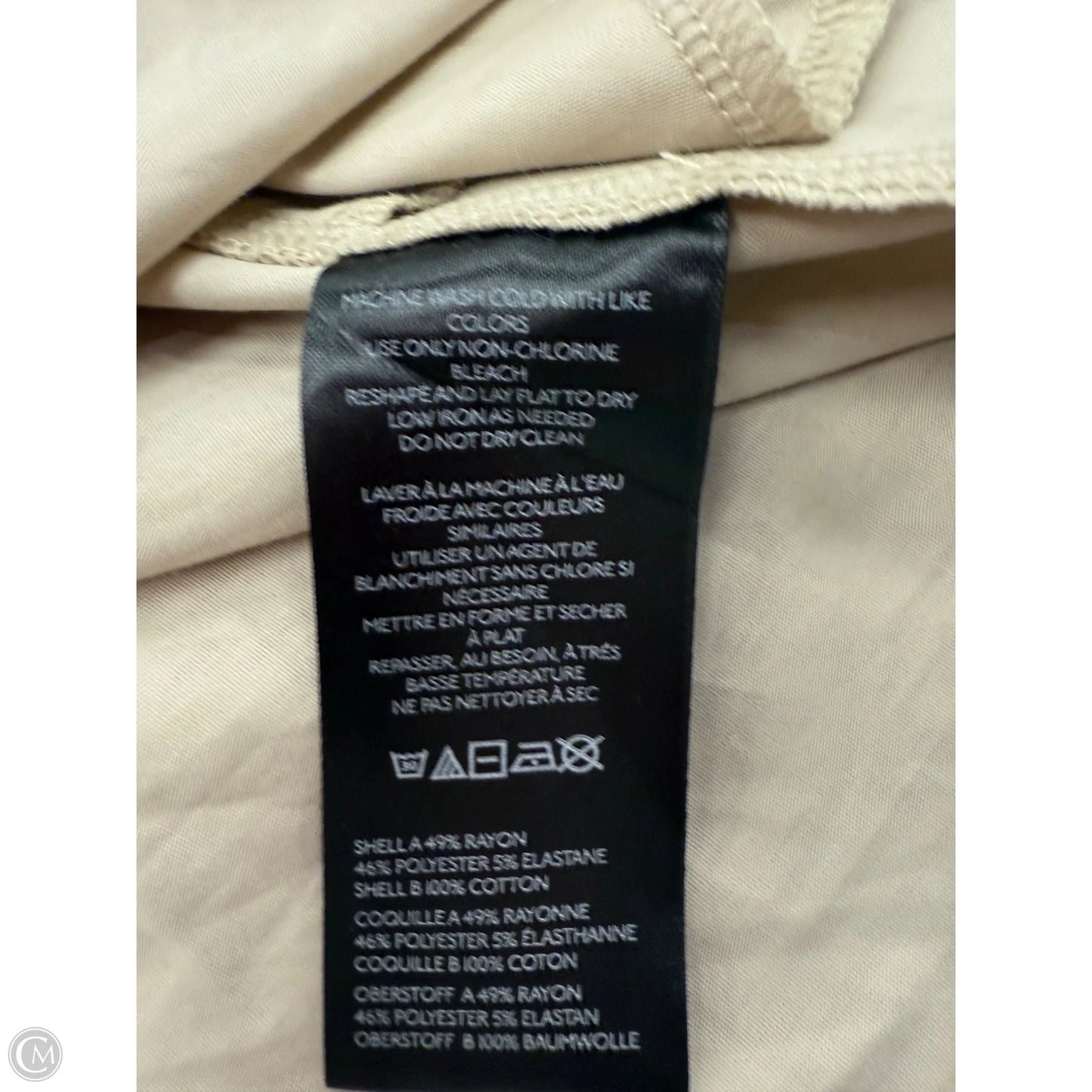 Dress Casual Short By Maeve In Black & Tan, Size: M