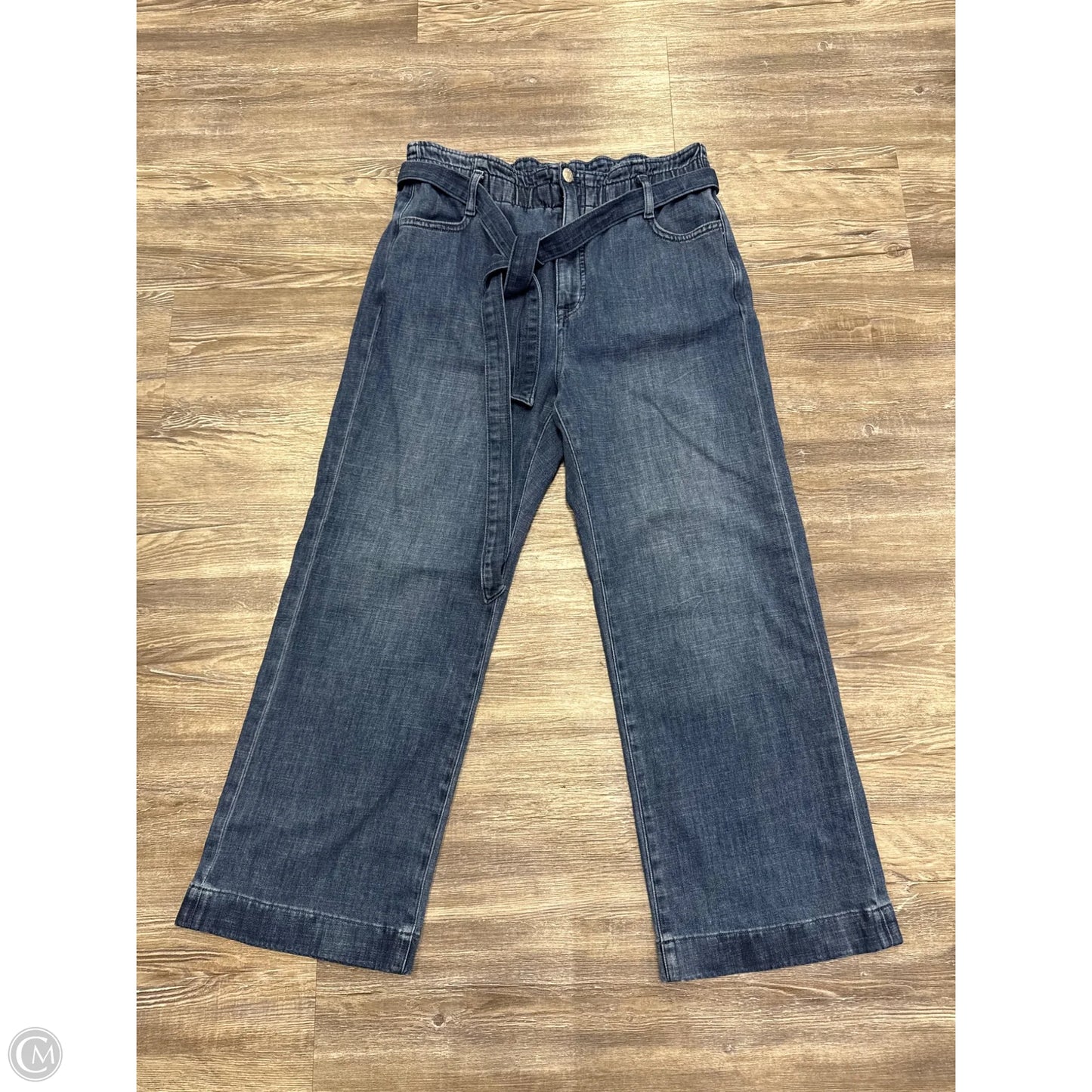 Jeans Wide Leg By J. Crew In Blue Denim, Size: 8