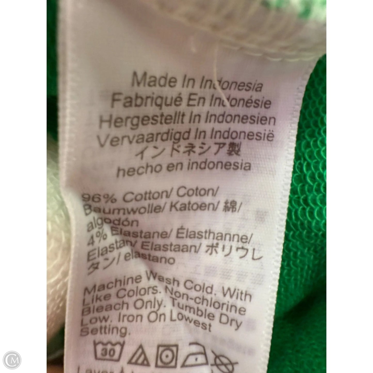 Sweater By J. Crew In Green & White, Size: M