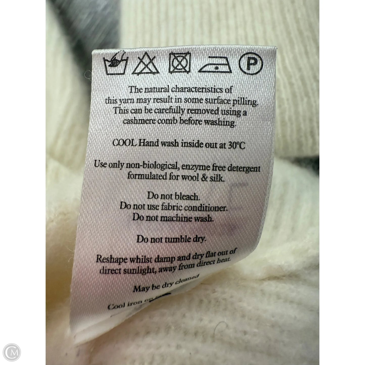Sweater Cashmere By Pure In Cream, Size: S