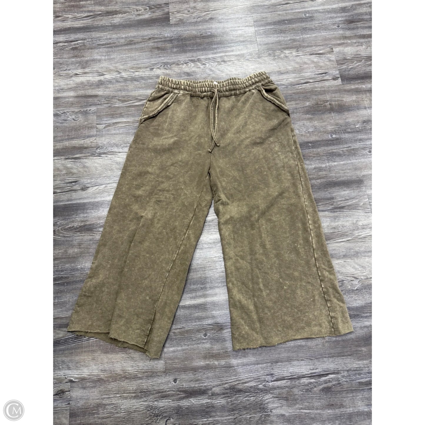 Pants Lounge By Zenana Outfitters In Tan, Size: Xl