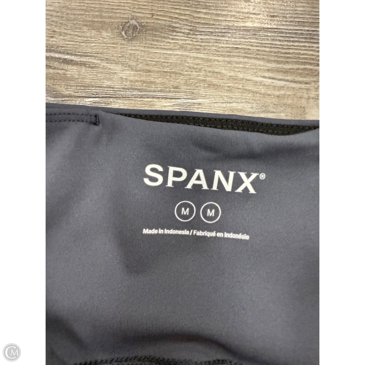 Athletic Leggings By Spanx In Blue, Size: M