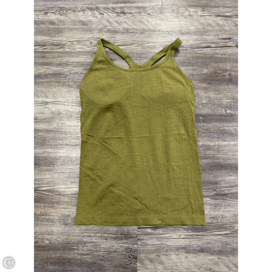 Athletic Tank Top By Lululemon In Green, Size: 8