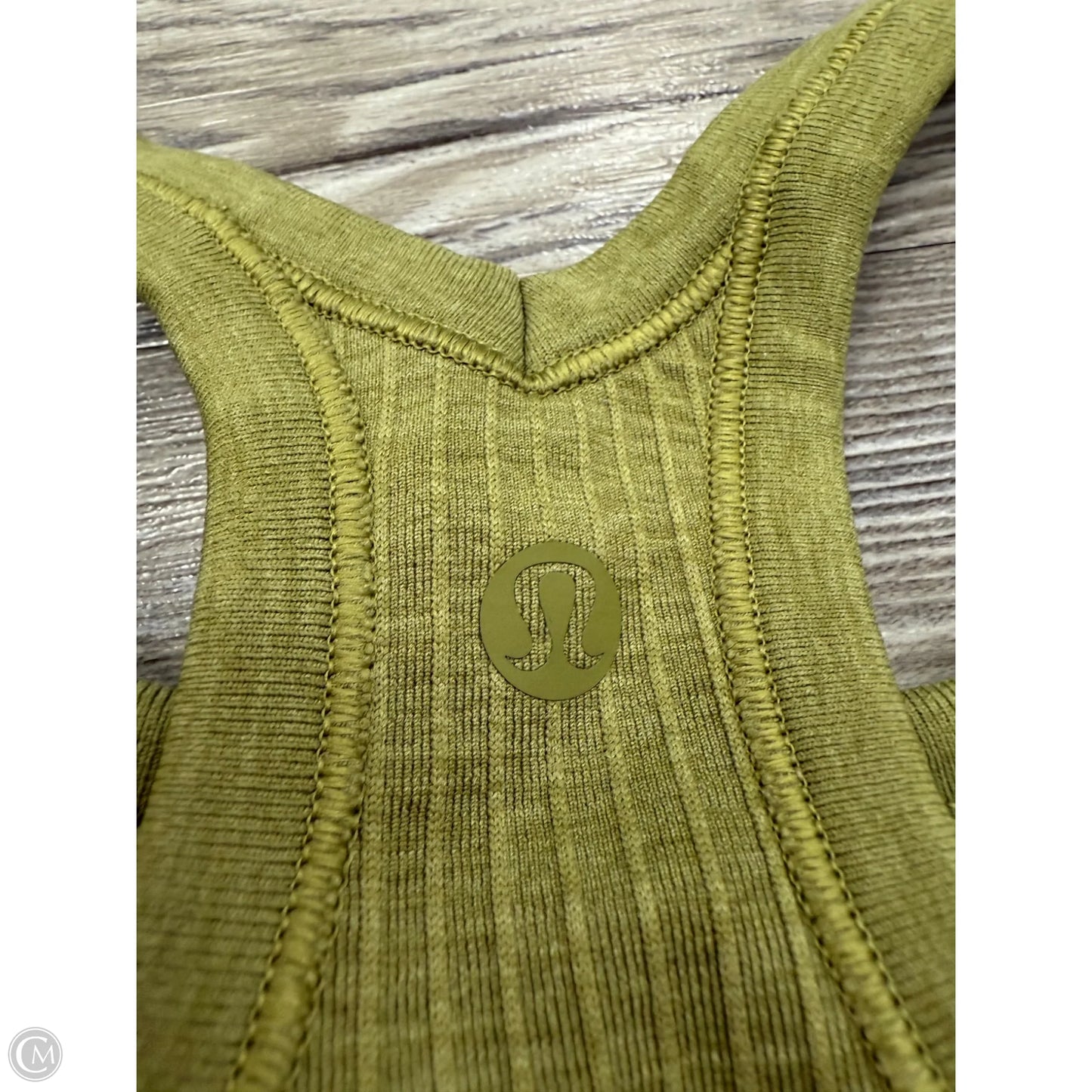 Athletic Tank Top By Lululemon In Green, Size: 8