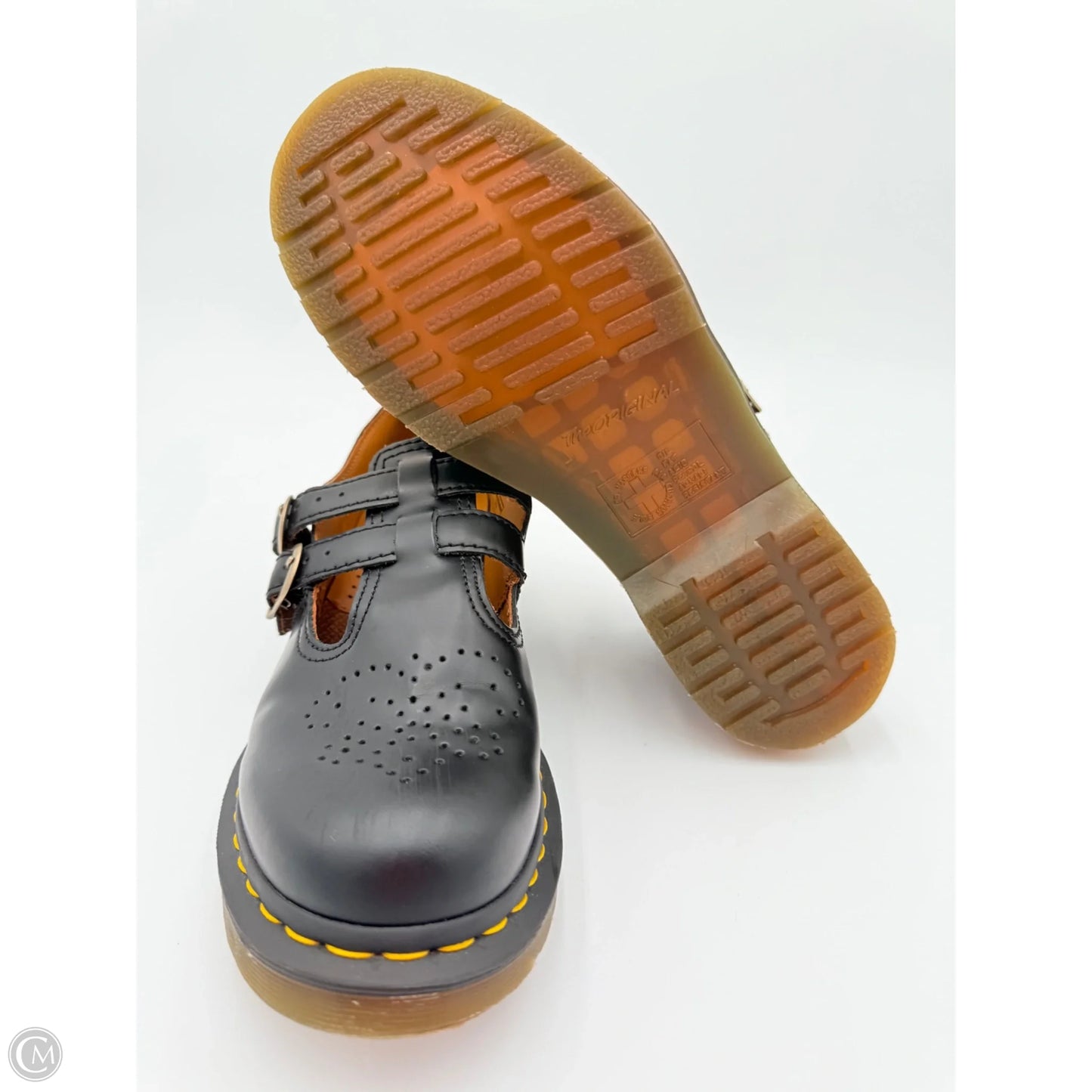 Shoes Flats By Dr Martens In Black, Size: 9