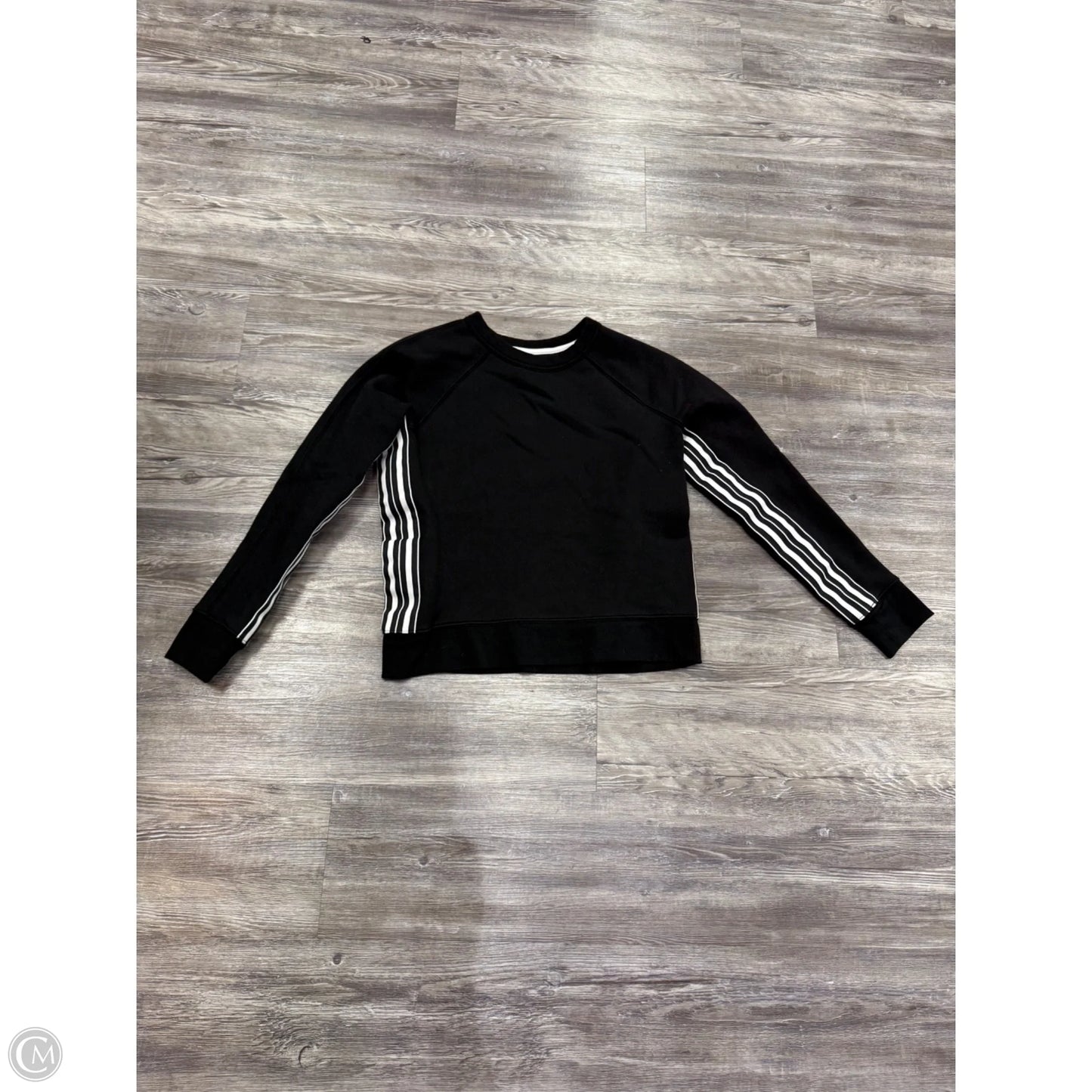 Athletic Sweatshirt Crewneck By Athleta In Black, Size: Xs