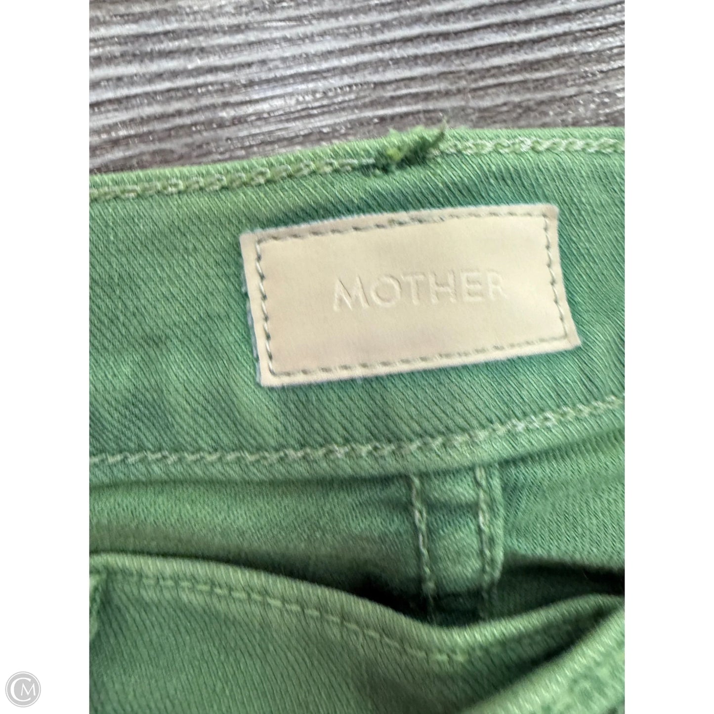 Jeans Boot Cut By Mother In Green Denim, Size: 2