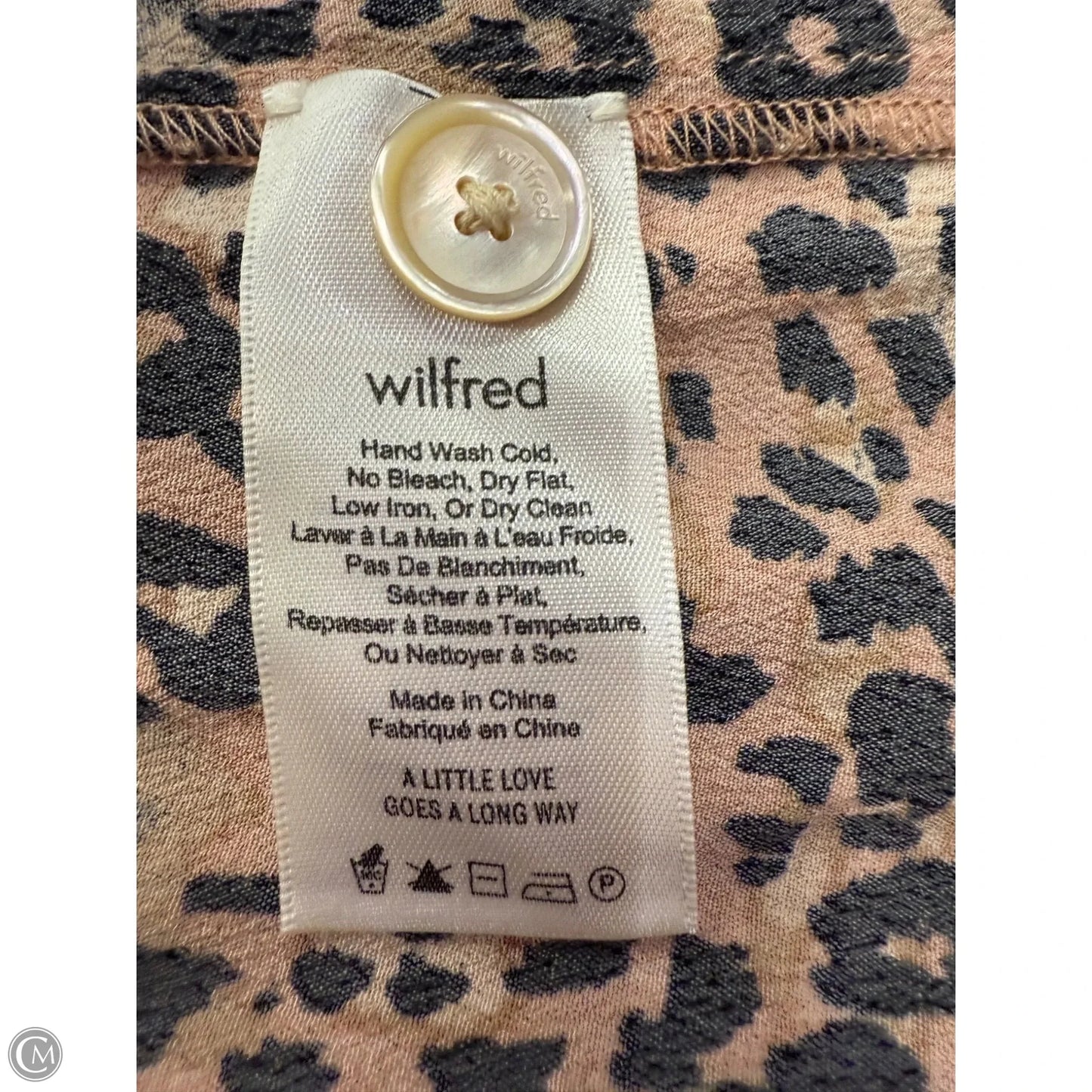 Dress Casual Maxi By Wilfred In Animal Print, Size: M