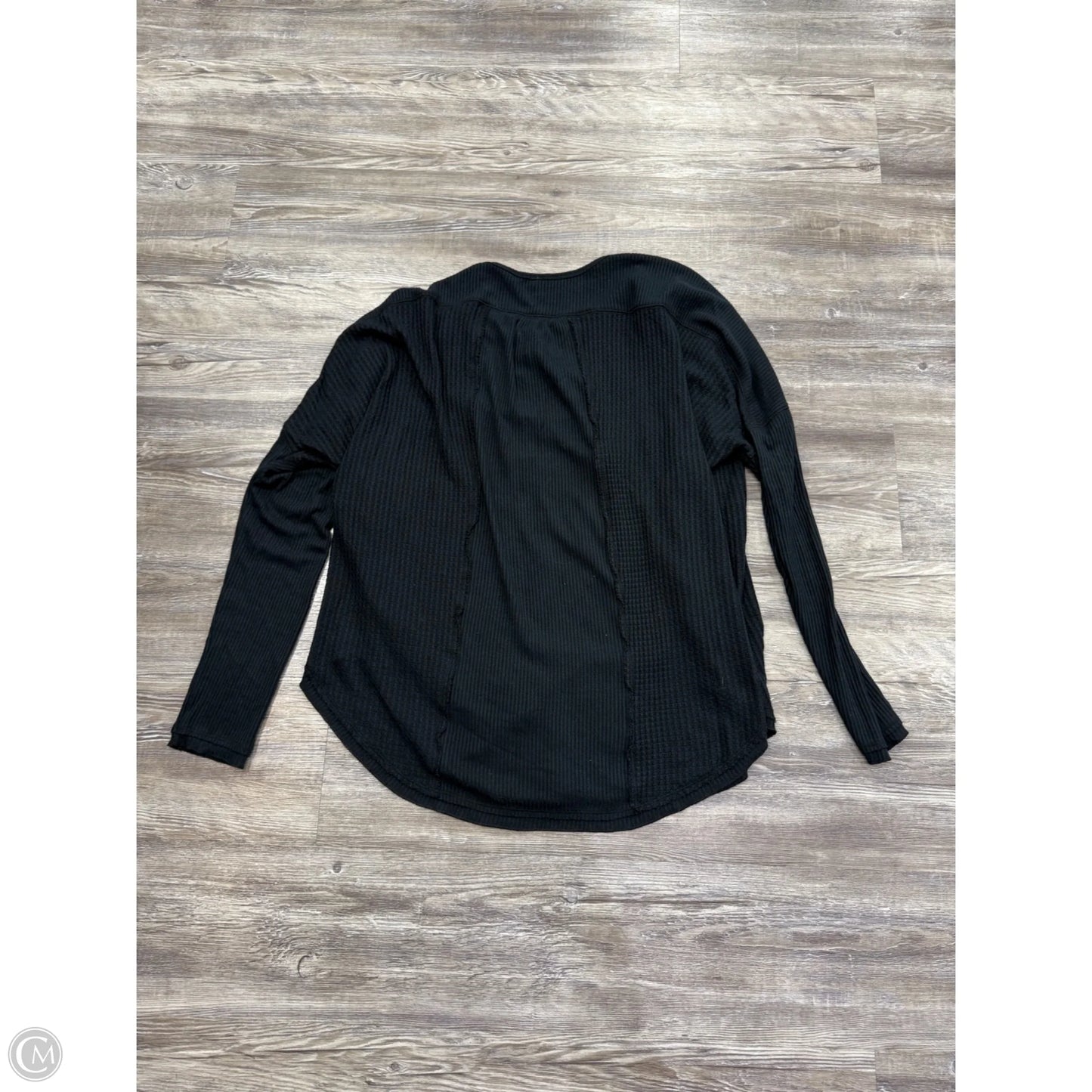 Top Long Sleeve Basic By Free People In Black, Size: M