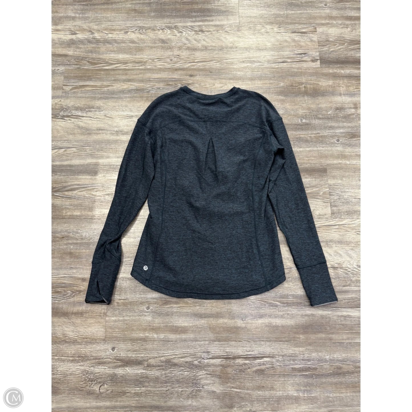 Athletic Top Long Sleeve Crewneck By Lululemon In Blue, Size: M
