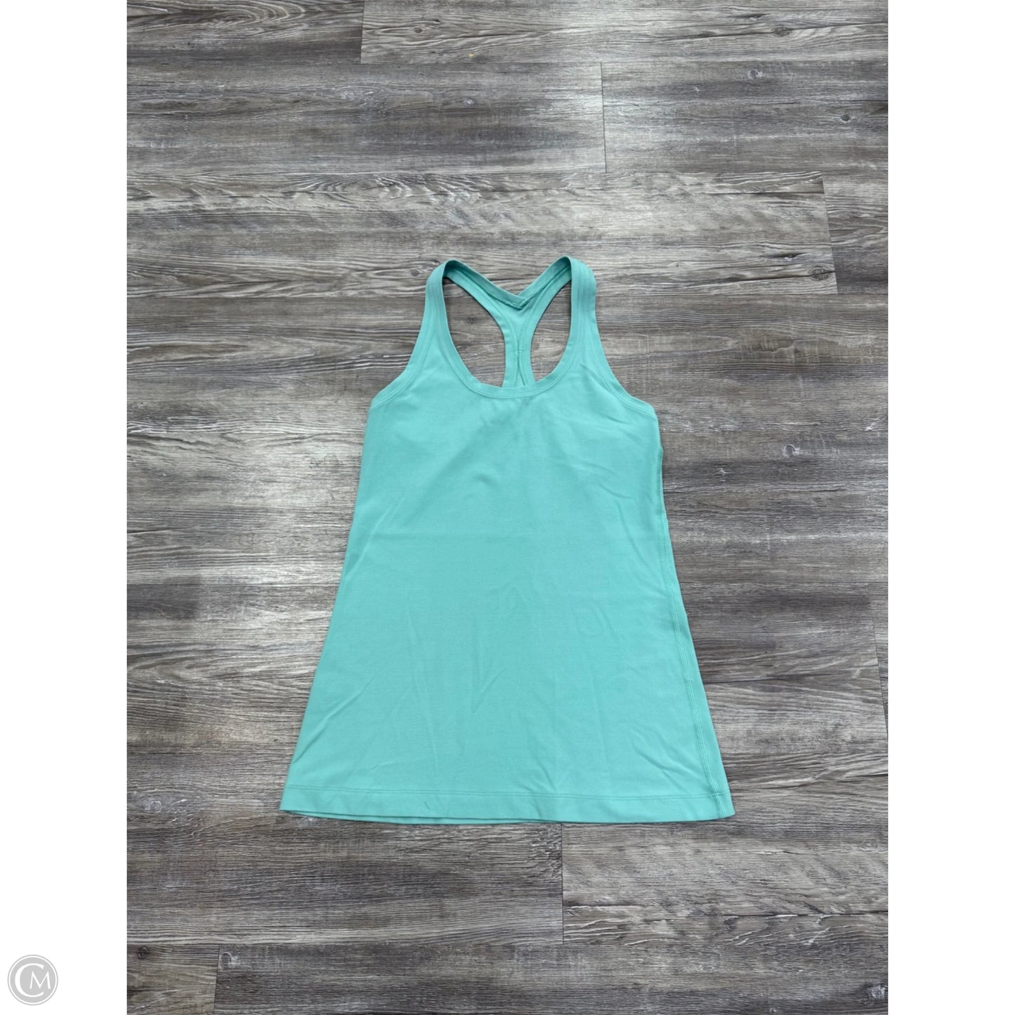 Athletic Tank Top By Lululemon In Aqua, Size: M