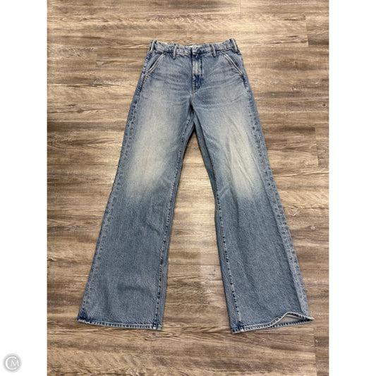 Jeans Wide Leg By Mother In Blue Denim, Size: 2