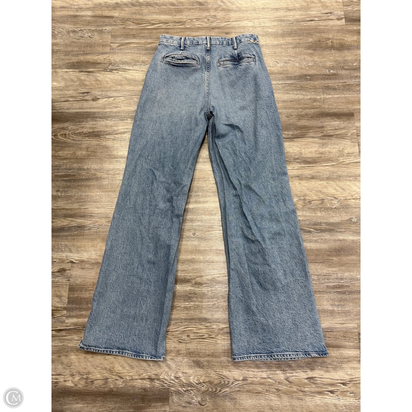 Jeans Wide Leg By Mother In Blue Denim, Size: 2