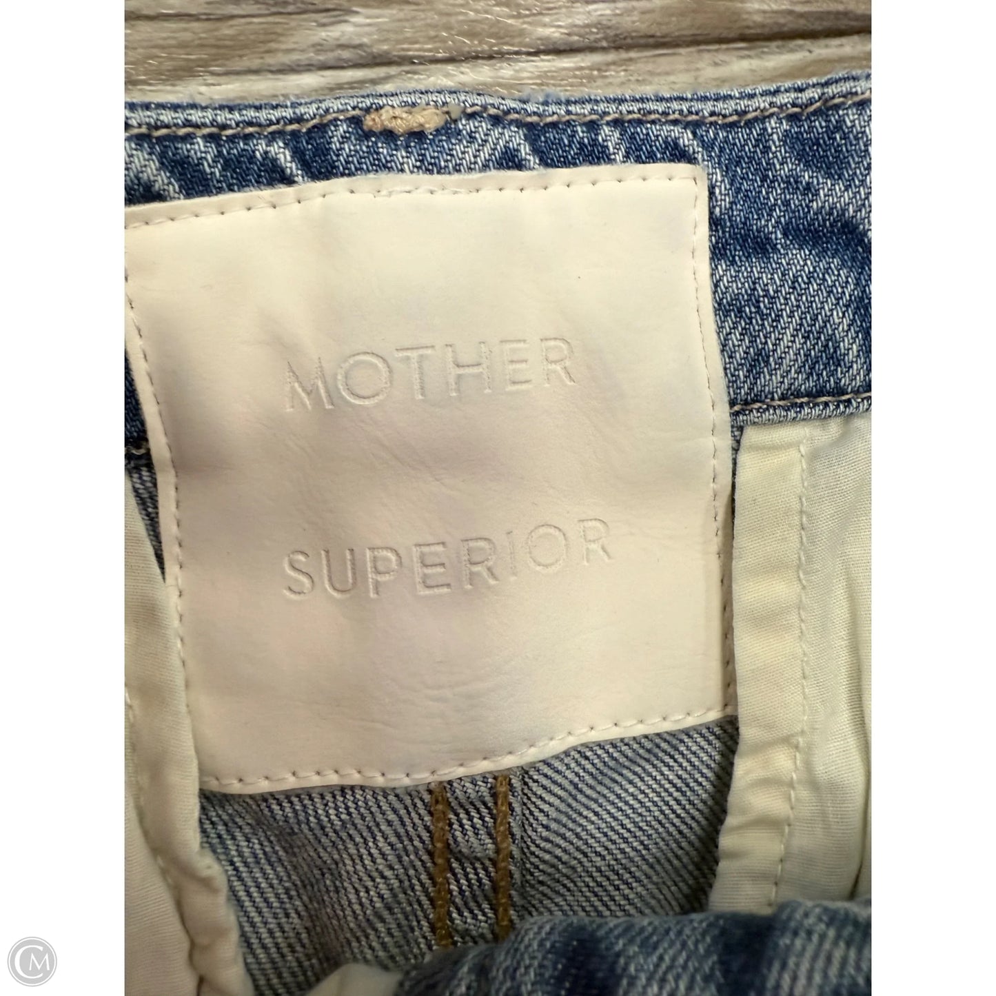Jeans Wide Leg By Mother In Blue Denim, Size: 2