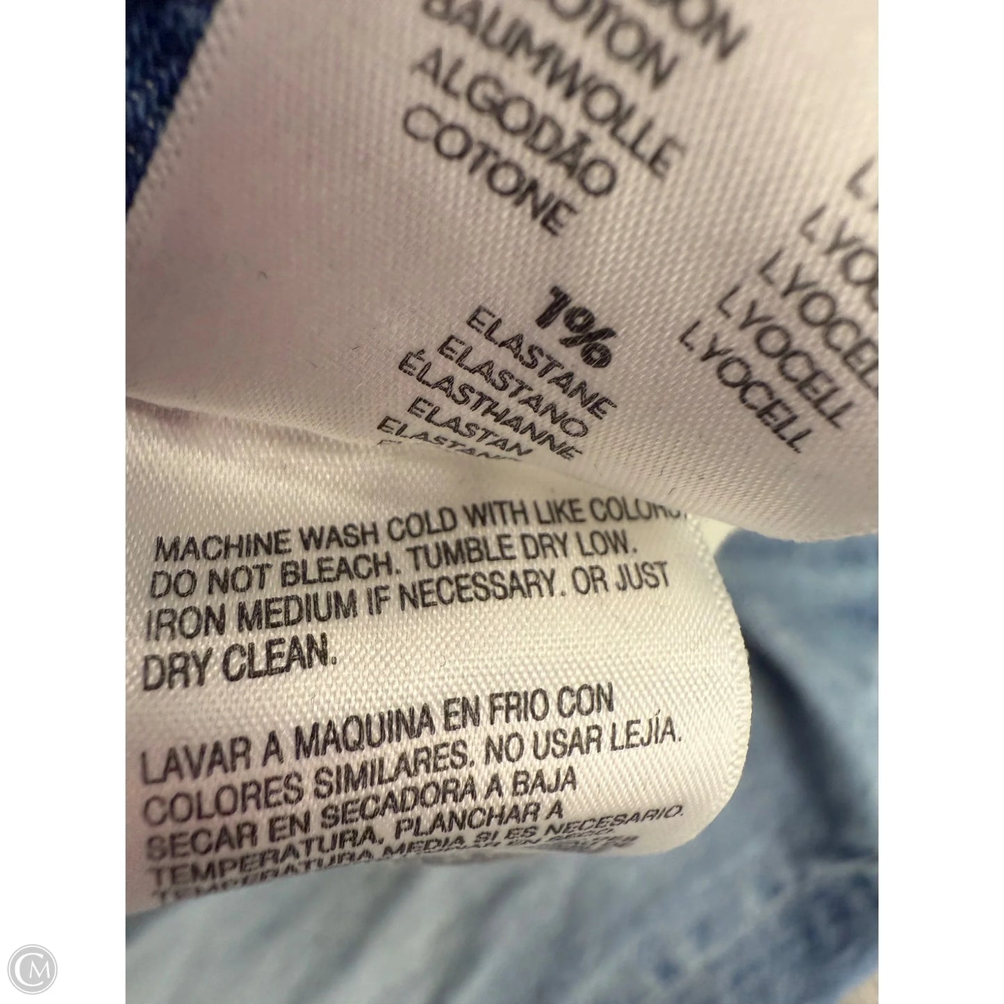 Jeans Wide Leg By Mother In Blue Denim, Size: 2