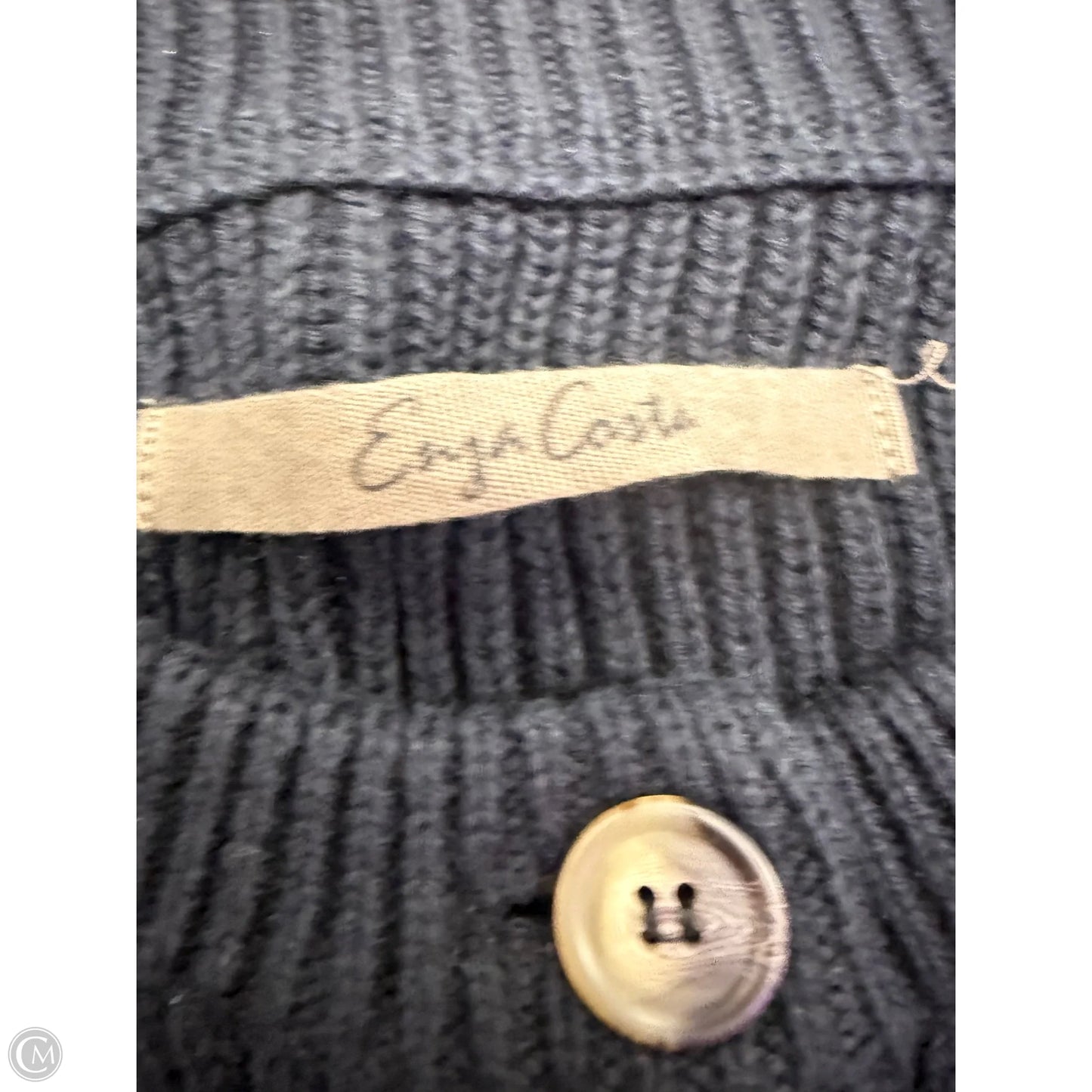 Sweater Cardigan By Enzo Costa In Black, Size: S