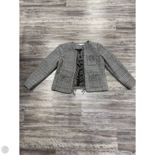 Jacket Other By Chicos In Black & White, Size: M