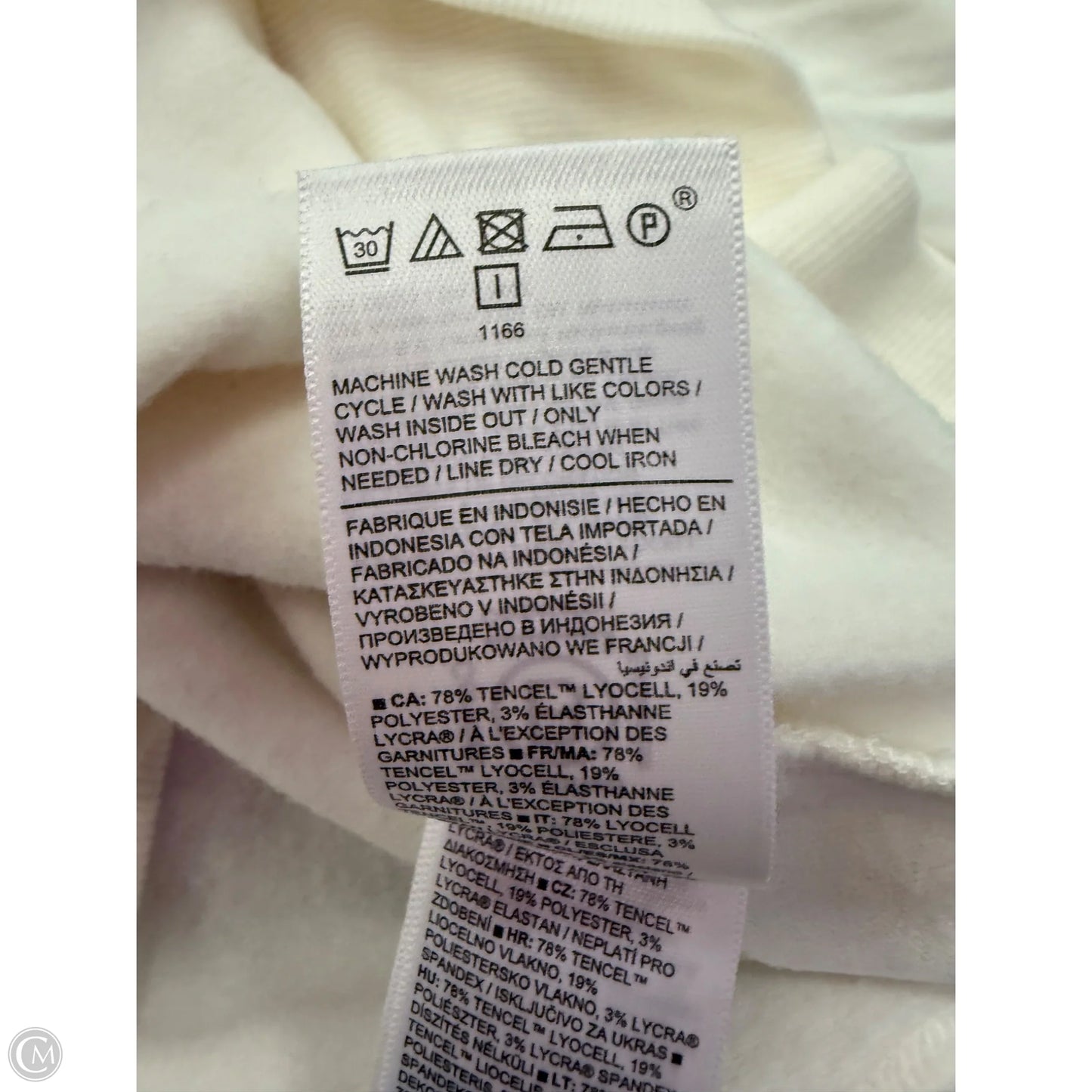 Athletic Sweatshirt Crewneck By Athleta In Cream, Size: M