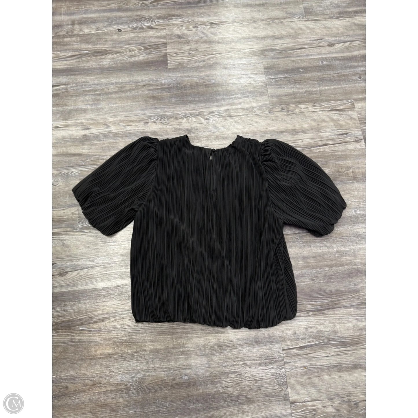Top Short Sleeve By Evereve In Black, Size: M