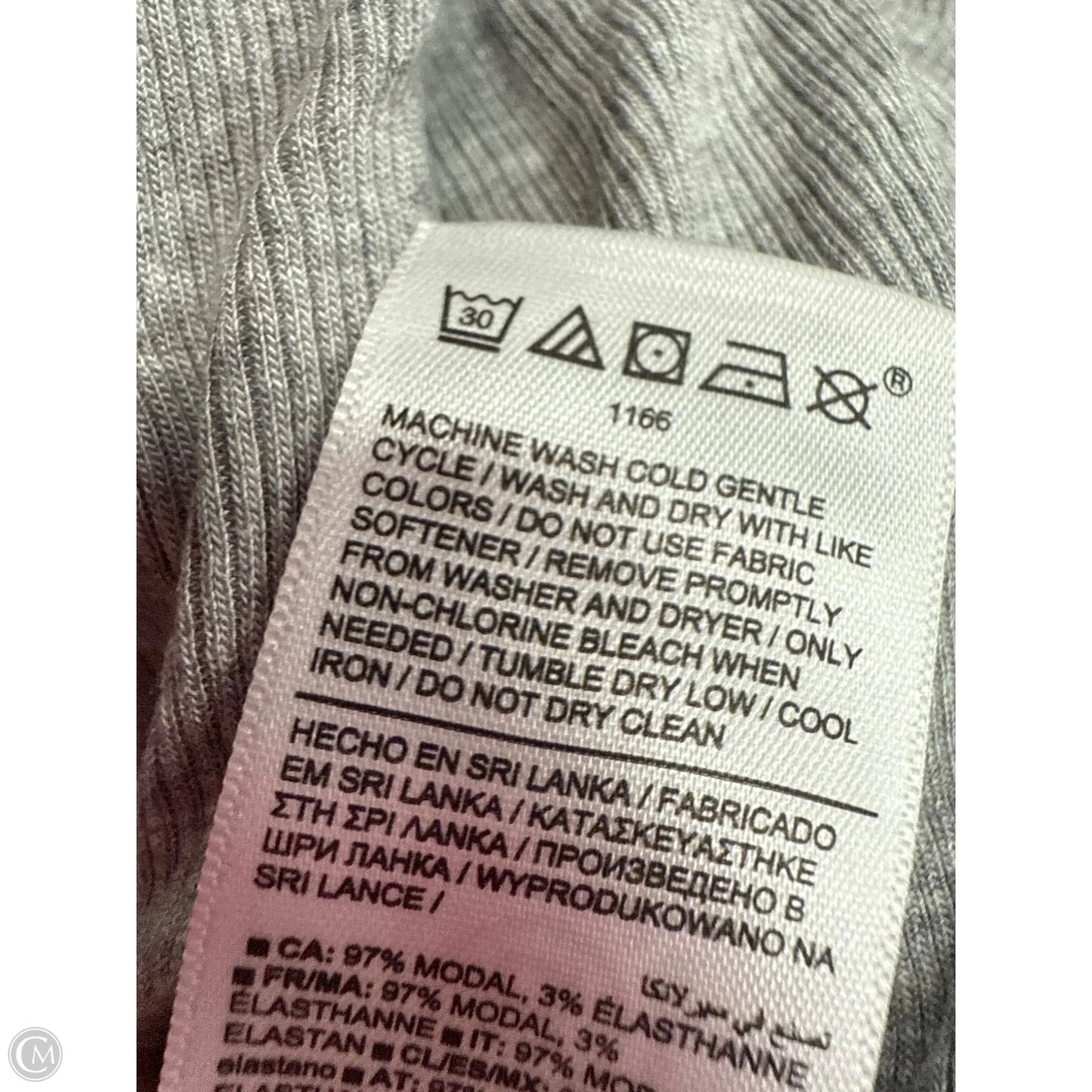 Athletic Tank Top By Athleta In Grey, Size: L