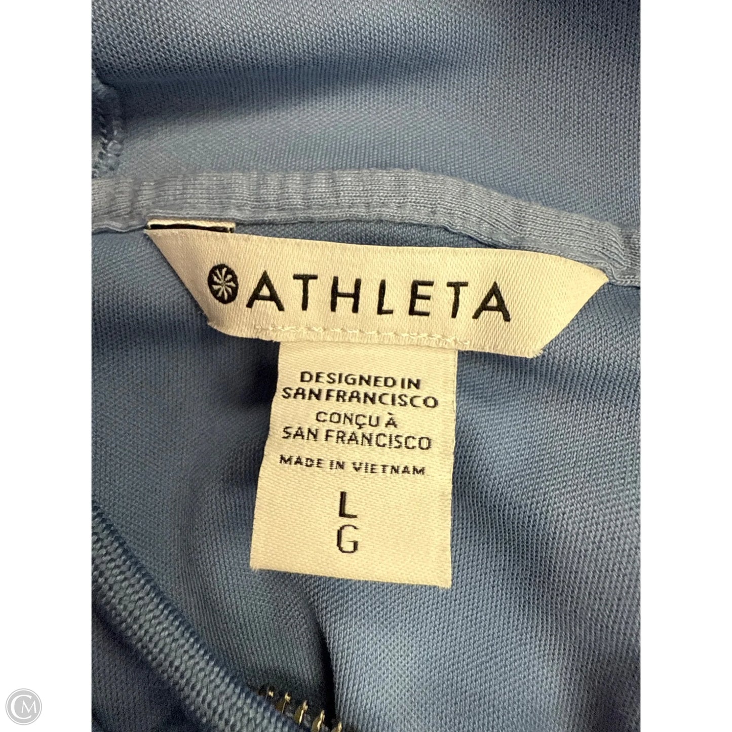Athletic Sweatshirt Hoodie By Athleta In Blue, Size: L