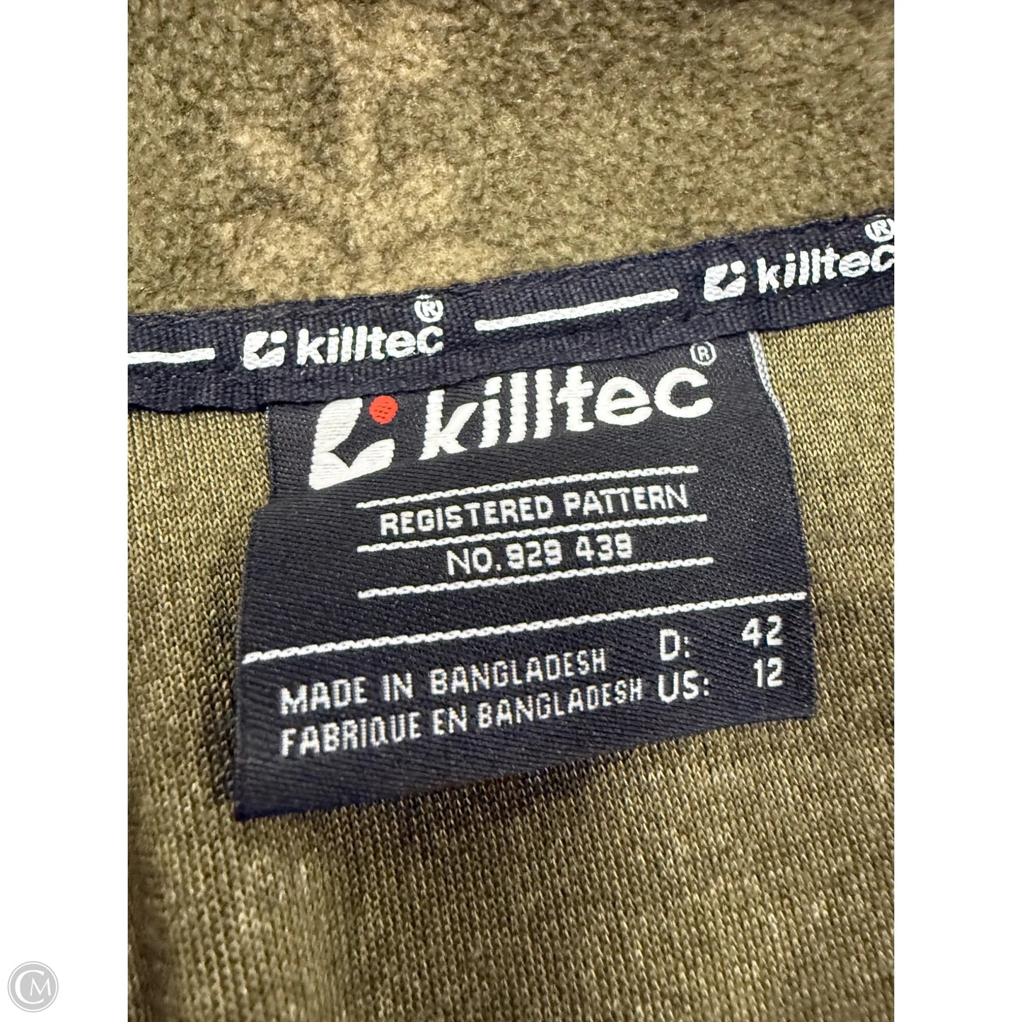 Athletic Fleece By killtec In Green, Size: L