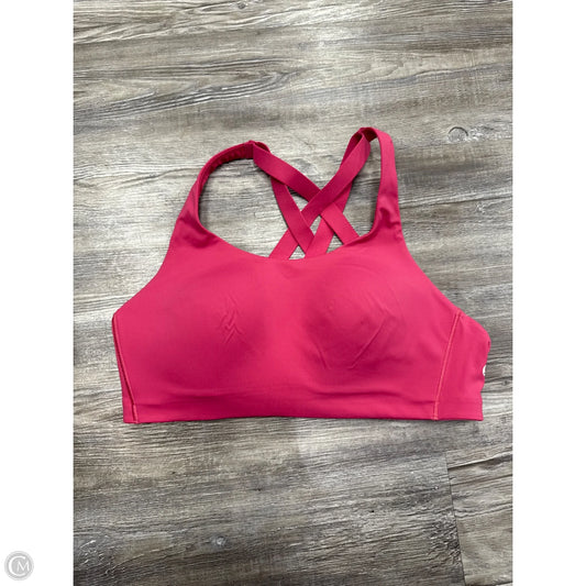 Athletic Bra By Lululemon In Pink, Size: 38c