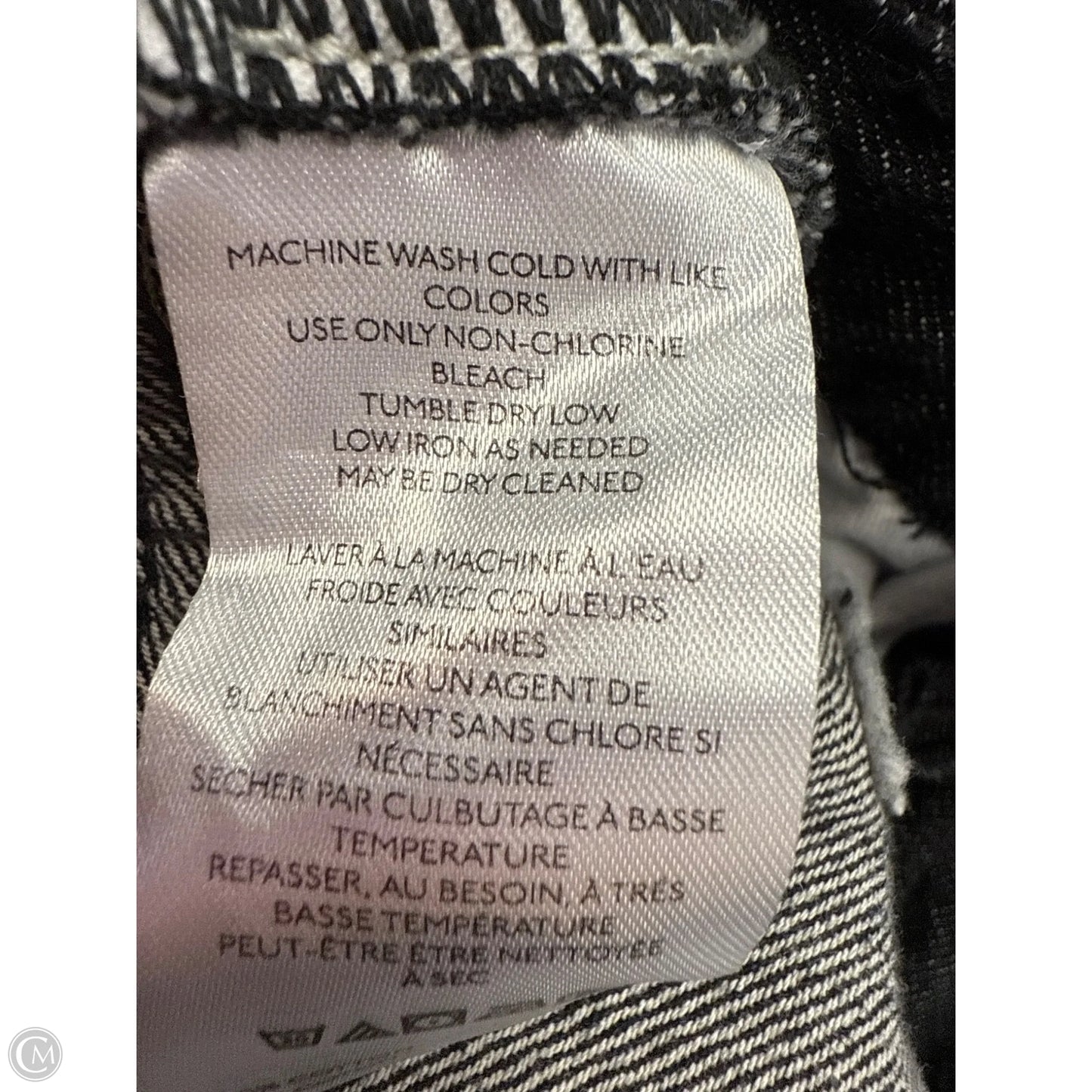 Jeans Wide Leg By Pilcro In Black Denim, Size: 12l