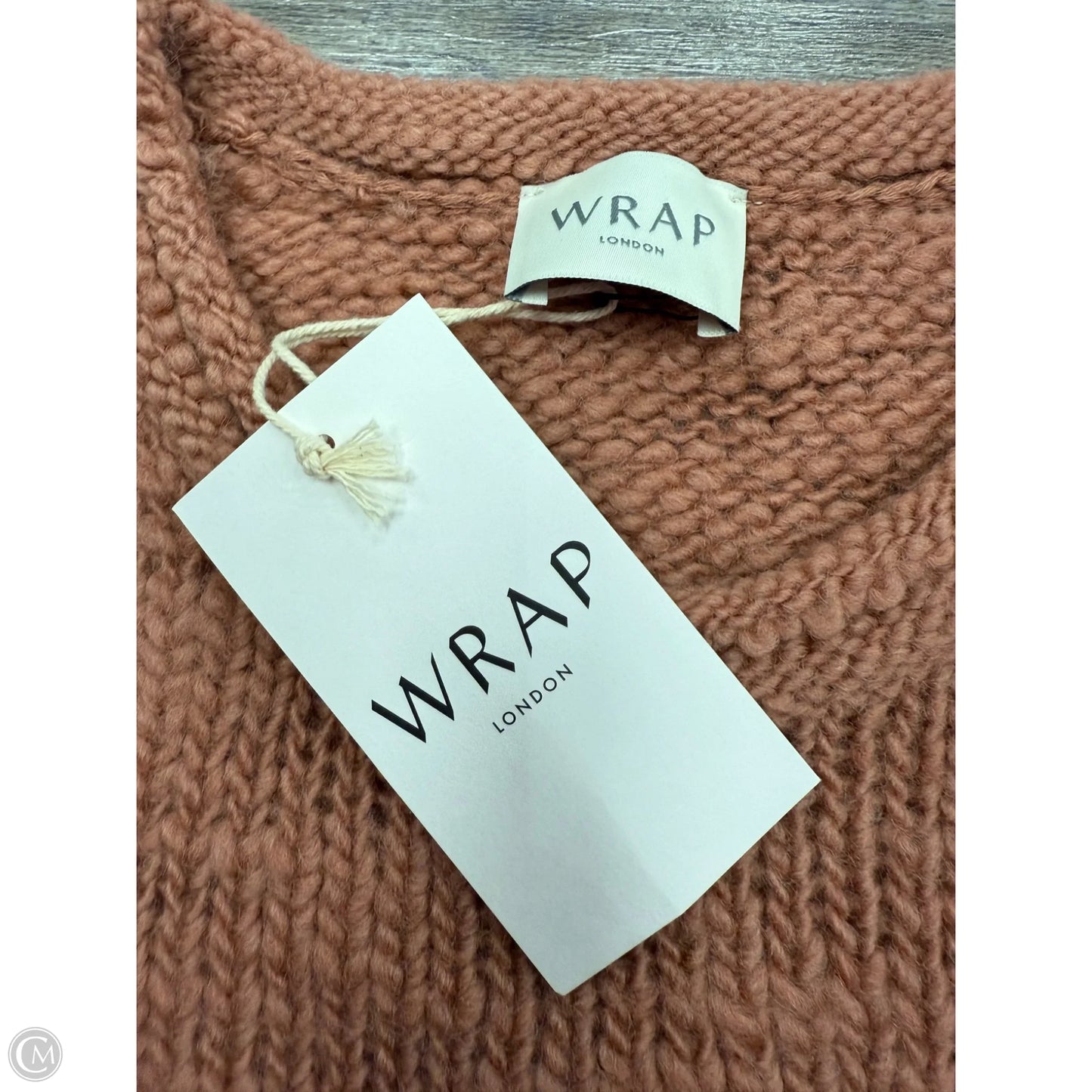 Sweater By Wrap In Orange, Size: M