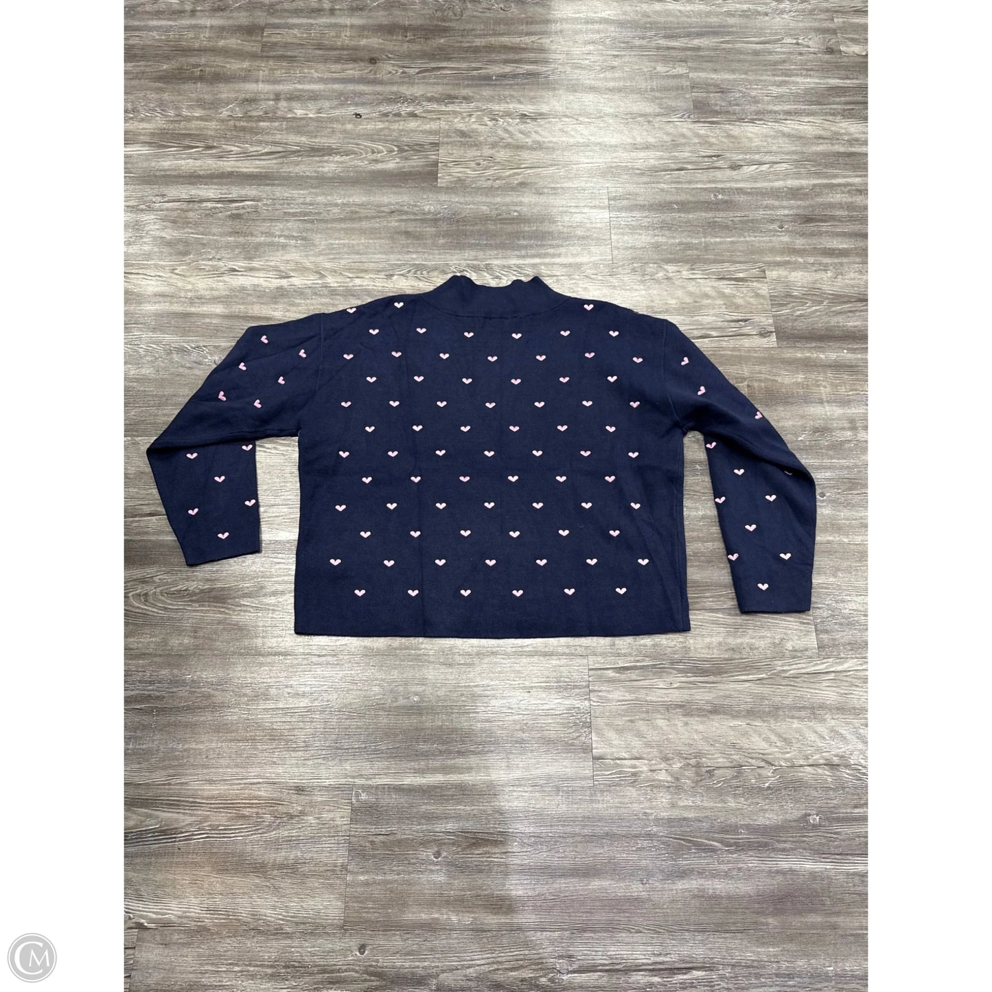 Sweater By Maeve In Blue & Pink, Size: L