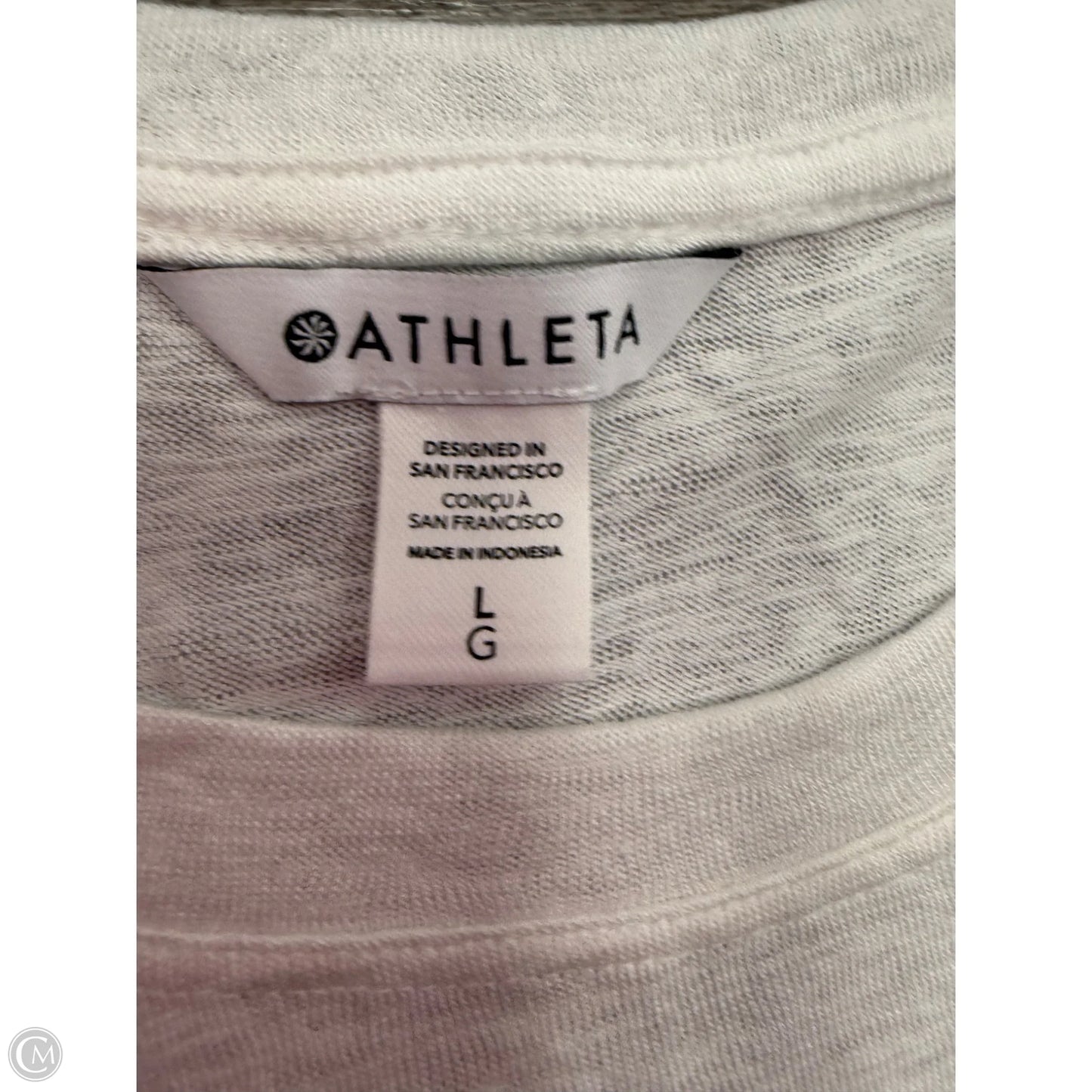 Athletic Tank Top By Athleta In White, Size: L