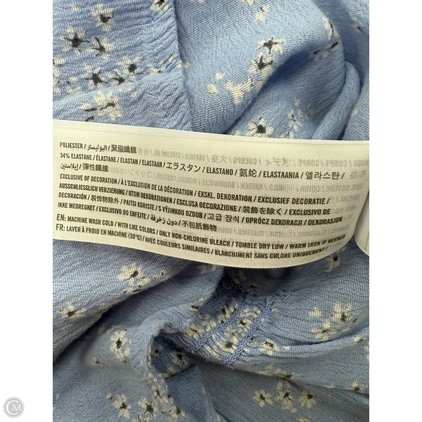 Top Short Sleeve Basic By Abercrombie And Fitch In Blue, Size: M