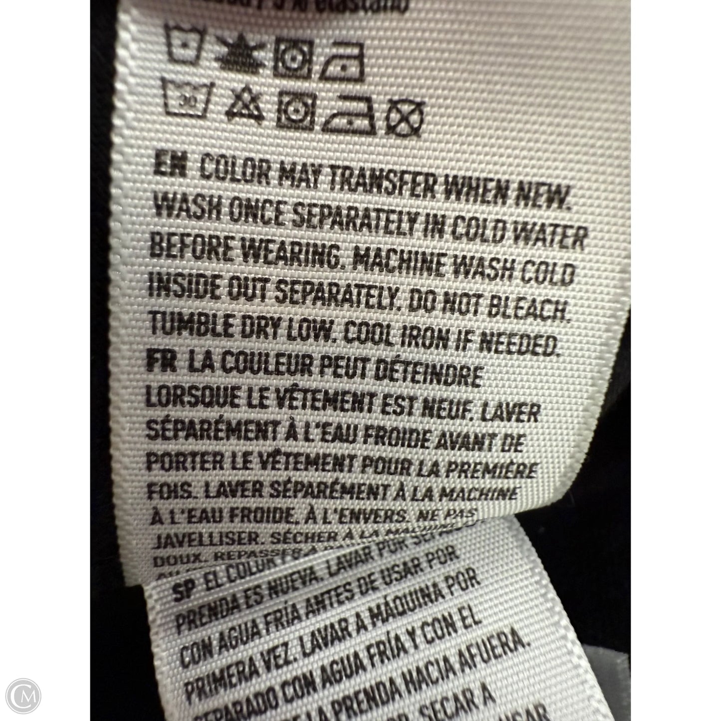 Jeans Skinny By American Eagle In Black Denim, Size: 22