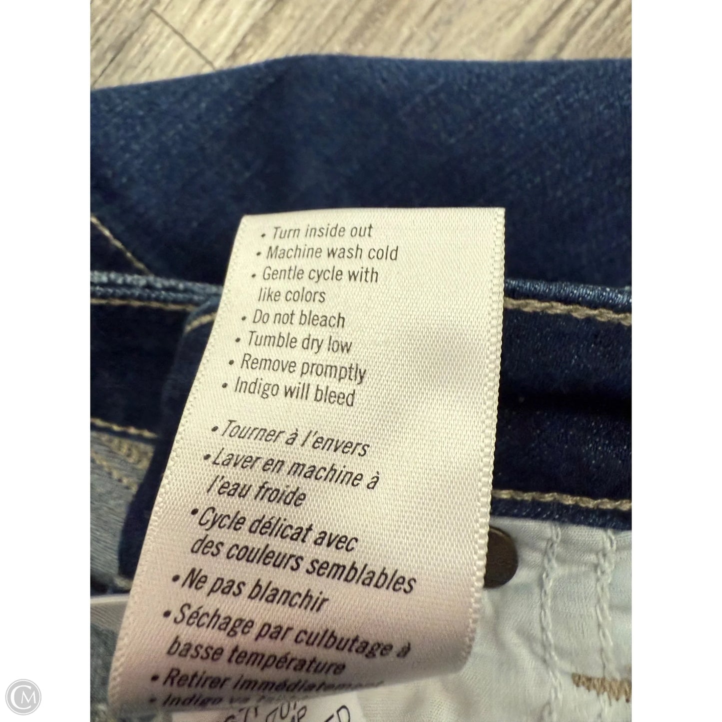 Jeans Skinny By Paige In Blue Denim, Size: 8