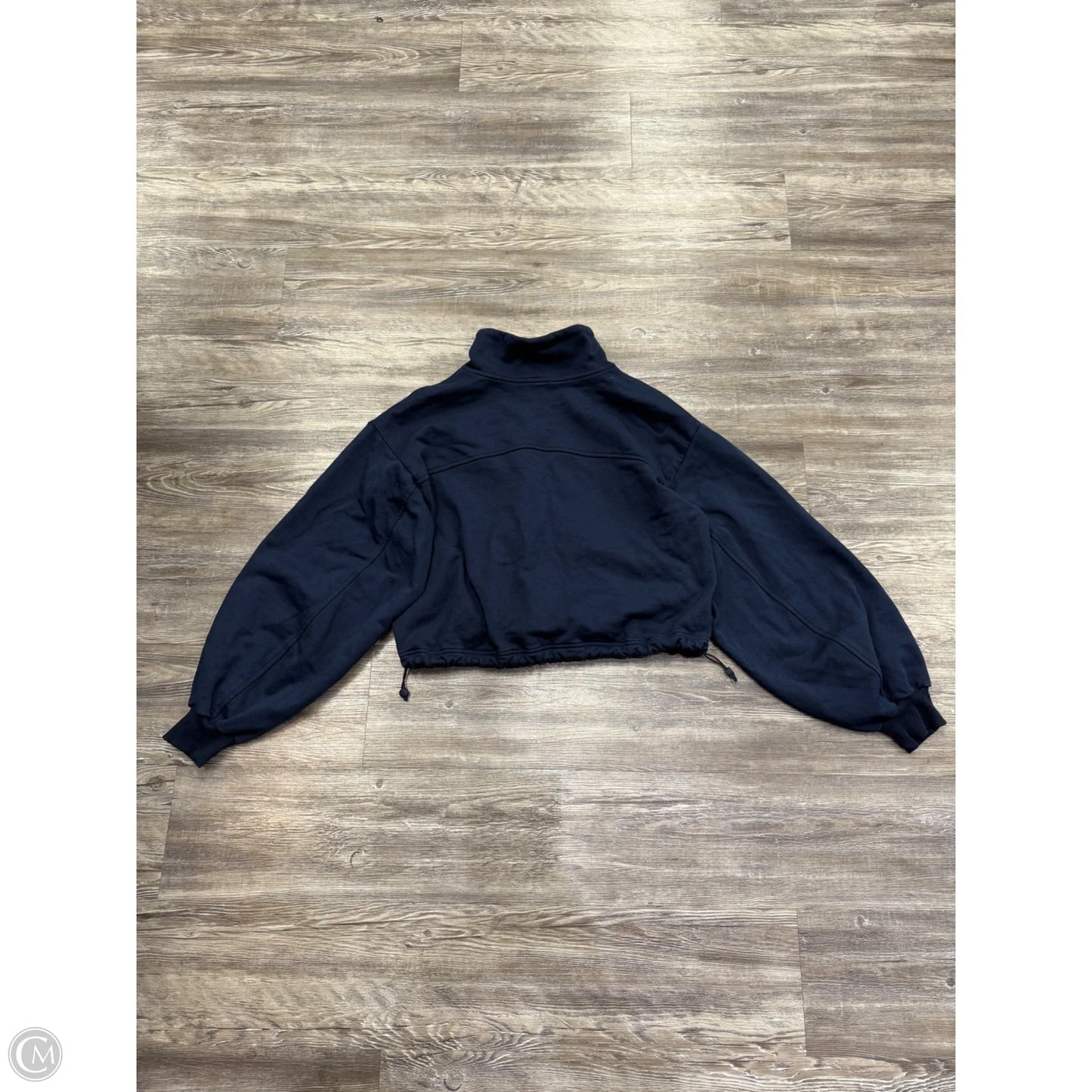 Athletic Sweatshirt Crewneck By Lululemon In Navy, Size: L