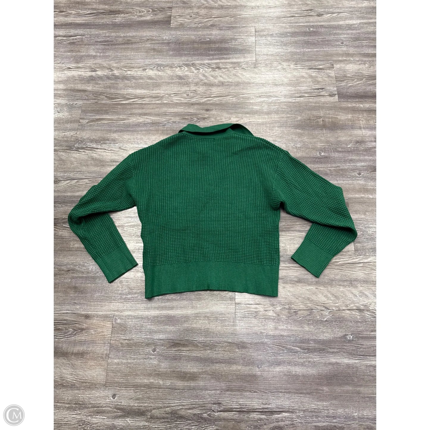 Sweater By Monrow In Green, Size: Xs