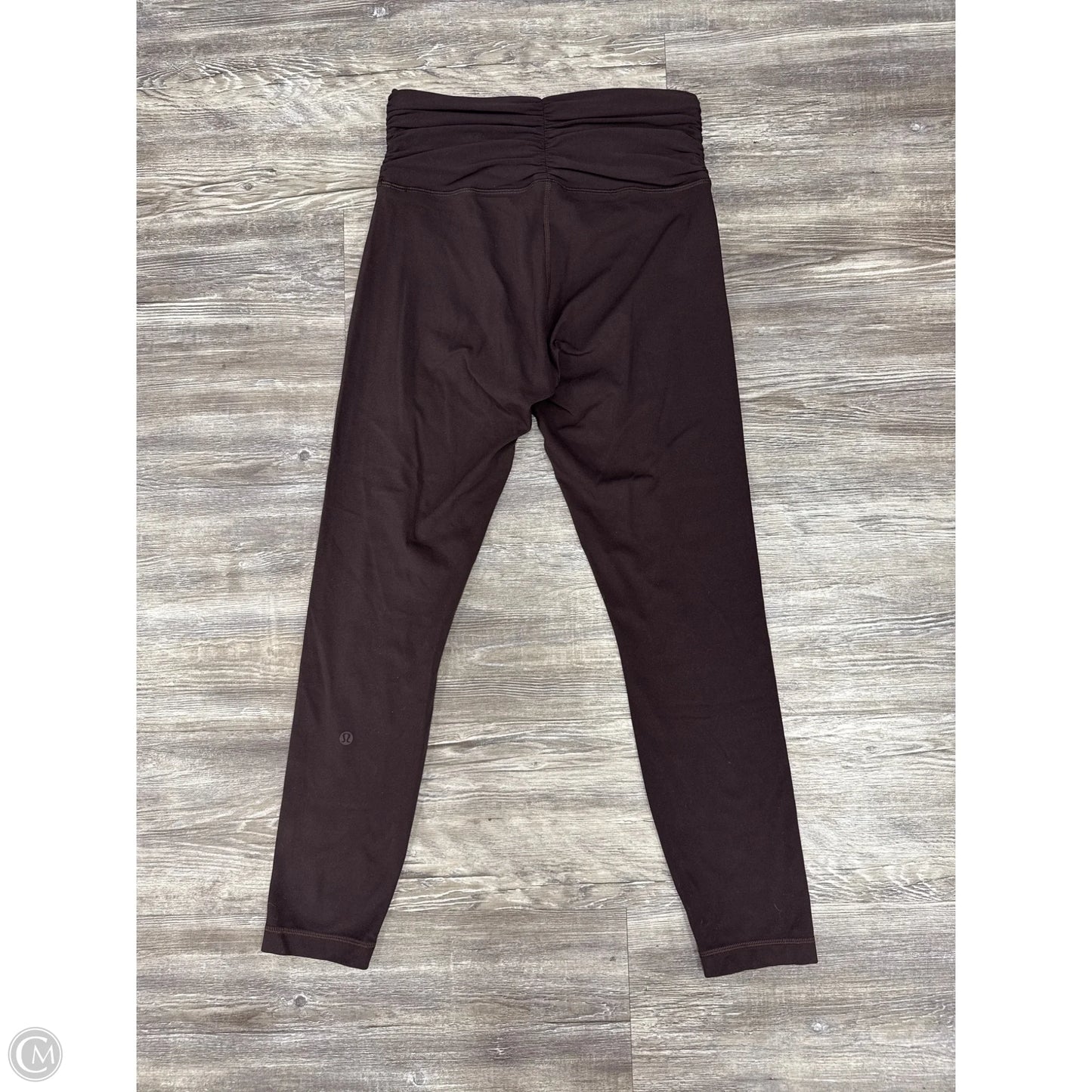Athletic Leggings By Lululemon In Brown, Size: 8