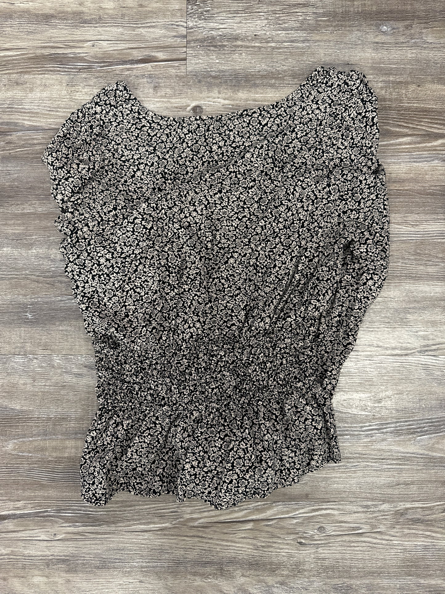 Top Long Sleeve By Madewell In Floral Print, Size: Xs