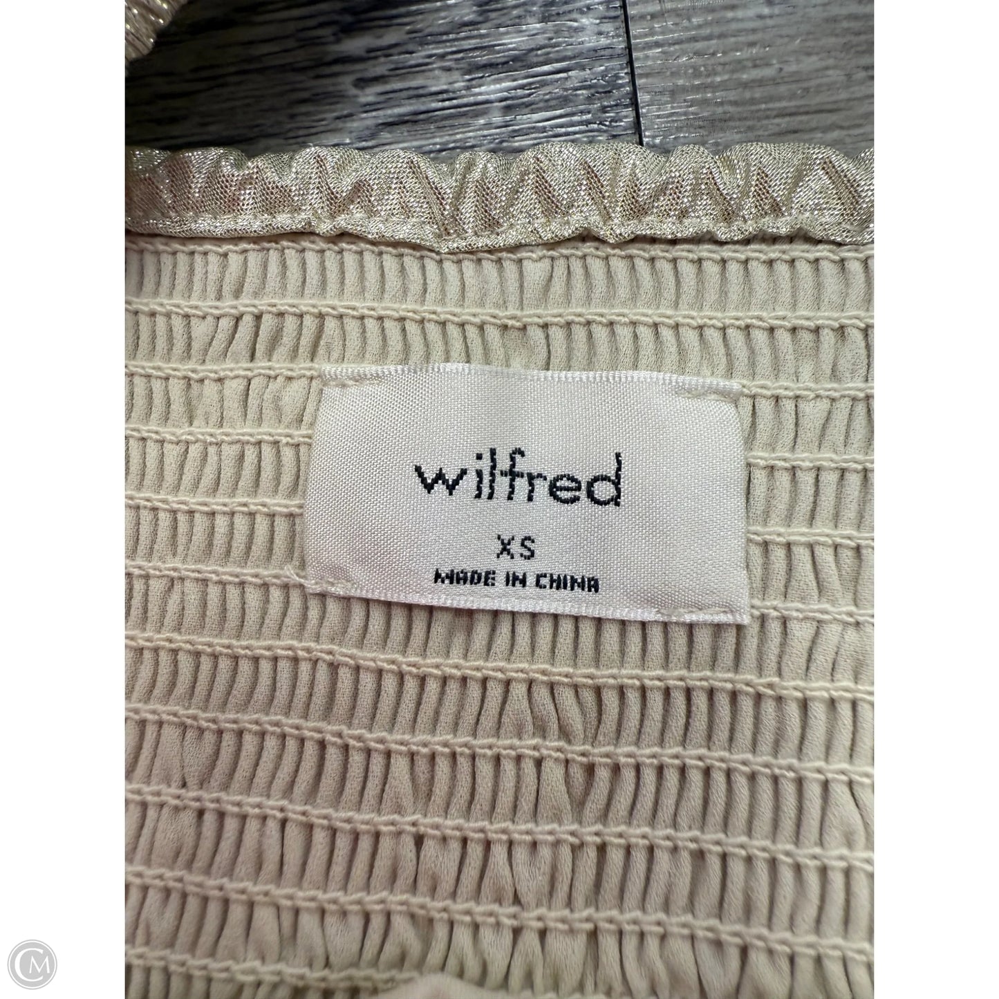 Dress Casual Short By Wilfred In Gold, Size: Xs