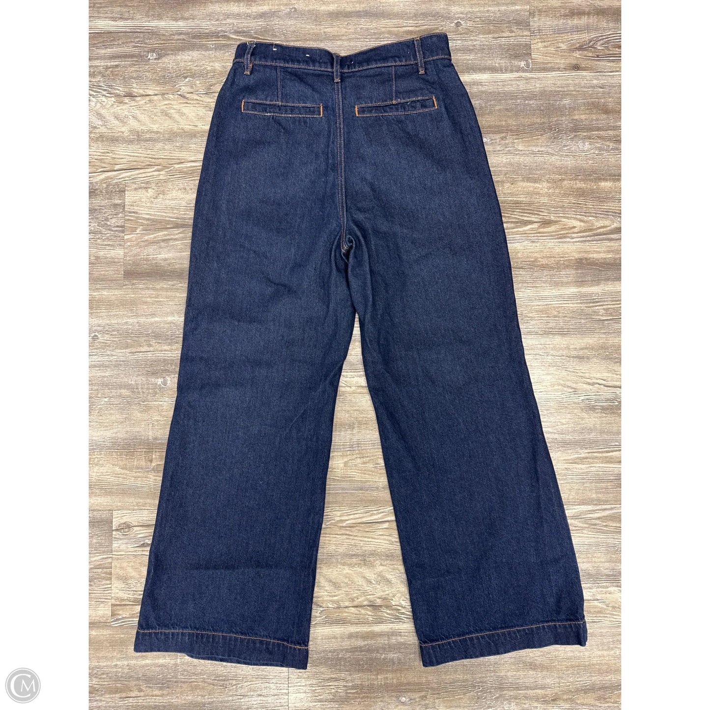 Jeans Wide Leg By Loft In Blue Denim, Size: 6