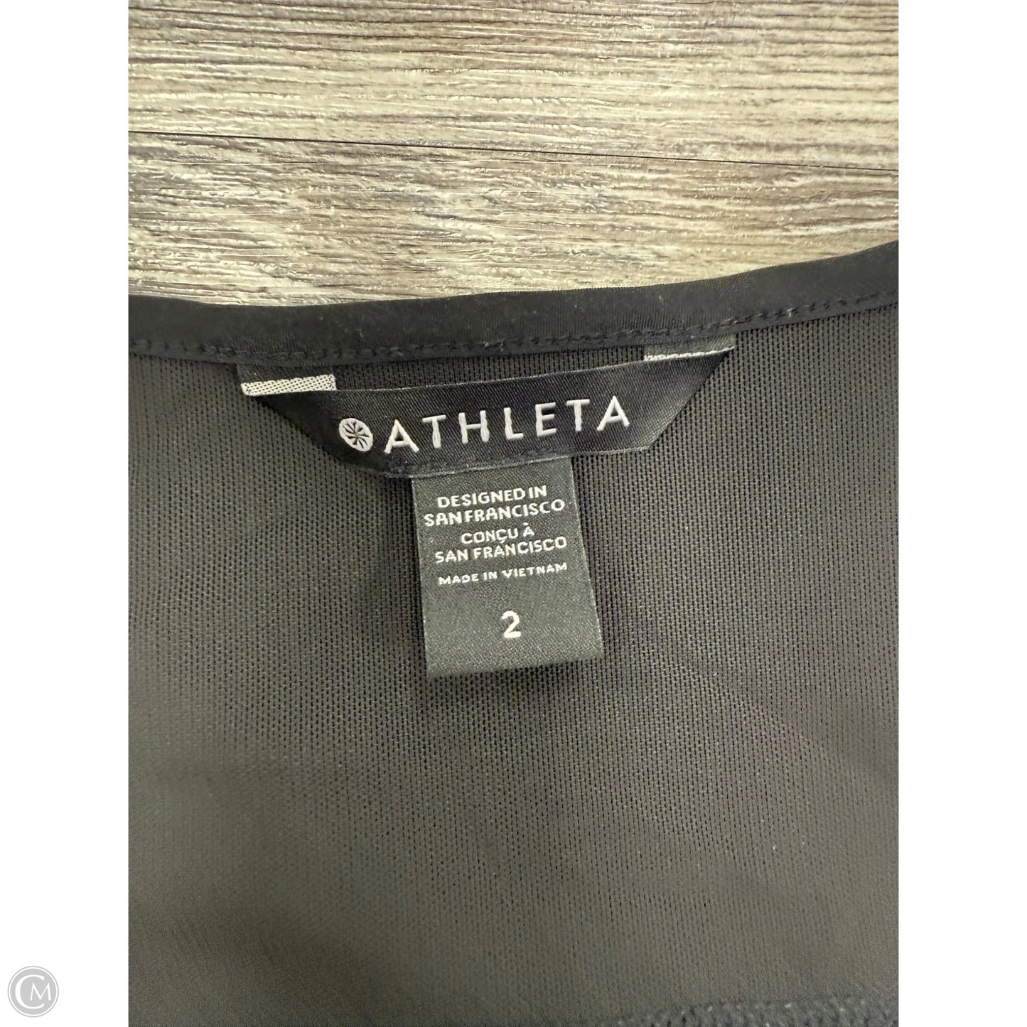 Athletic Dress By Athleta In Black, Size: 2