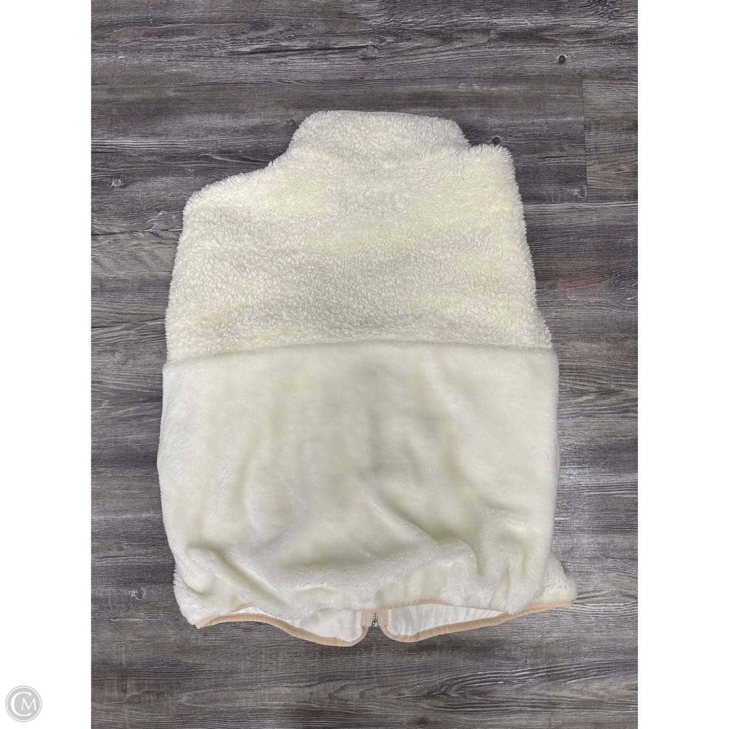 Jacket Faux Fur & Sherpa By Ugg In Cream, Size: S