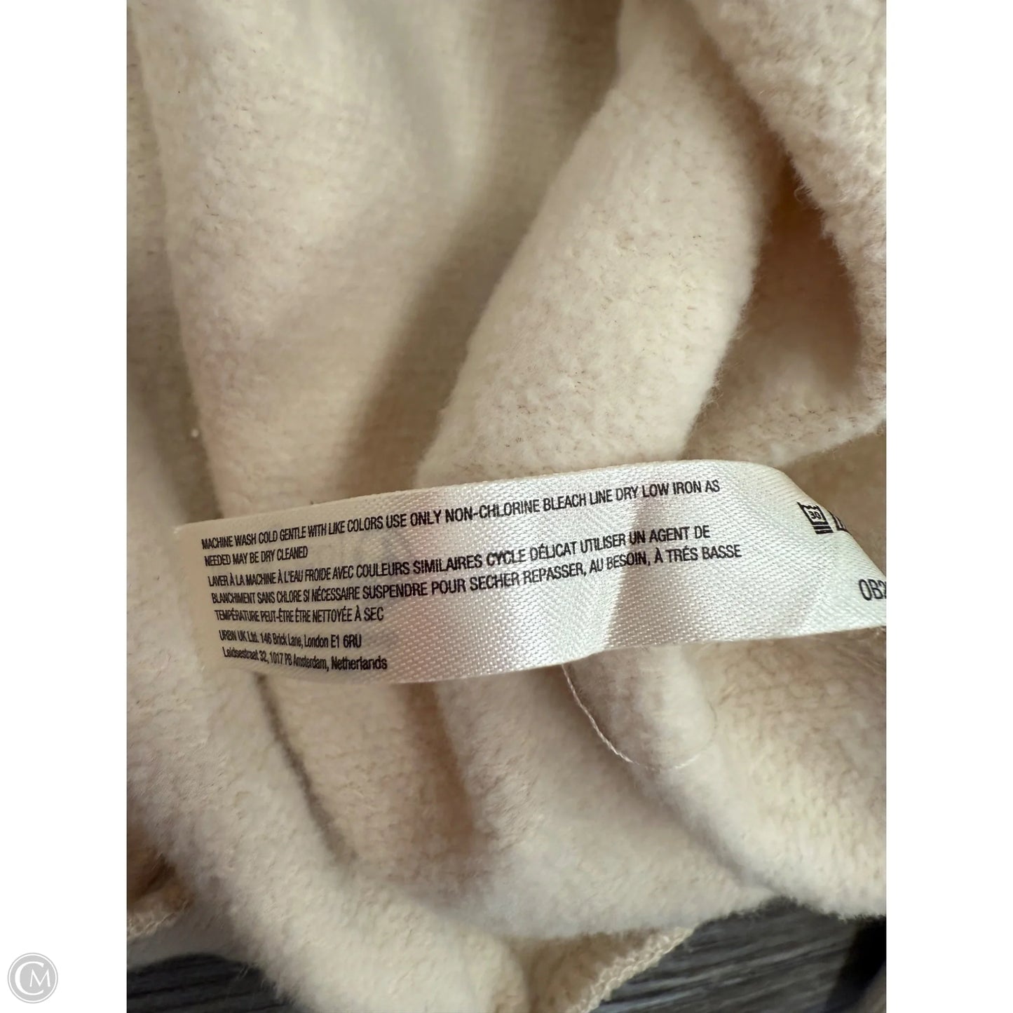 Sweatshirt Crewneck By Anthropologie In Cream, Size: M